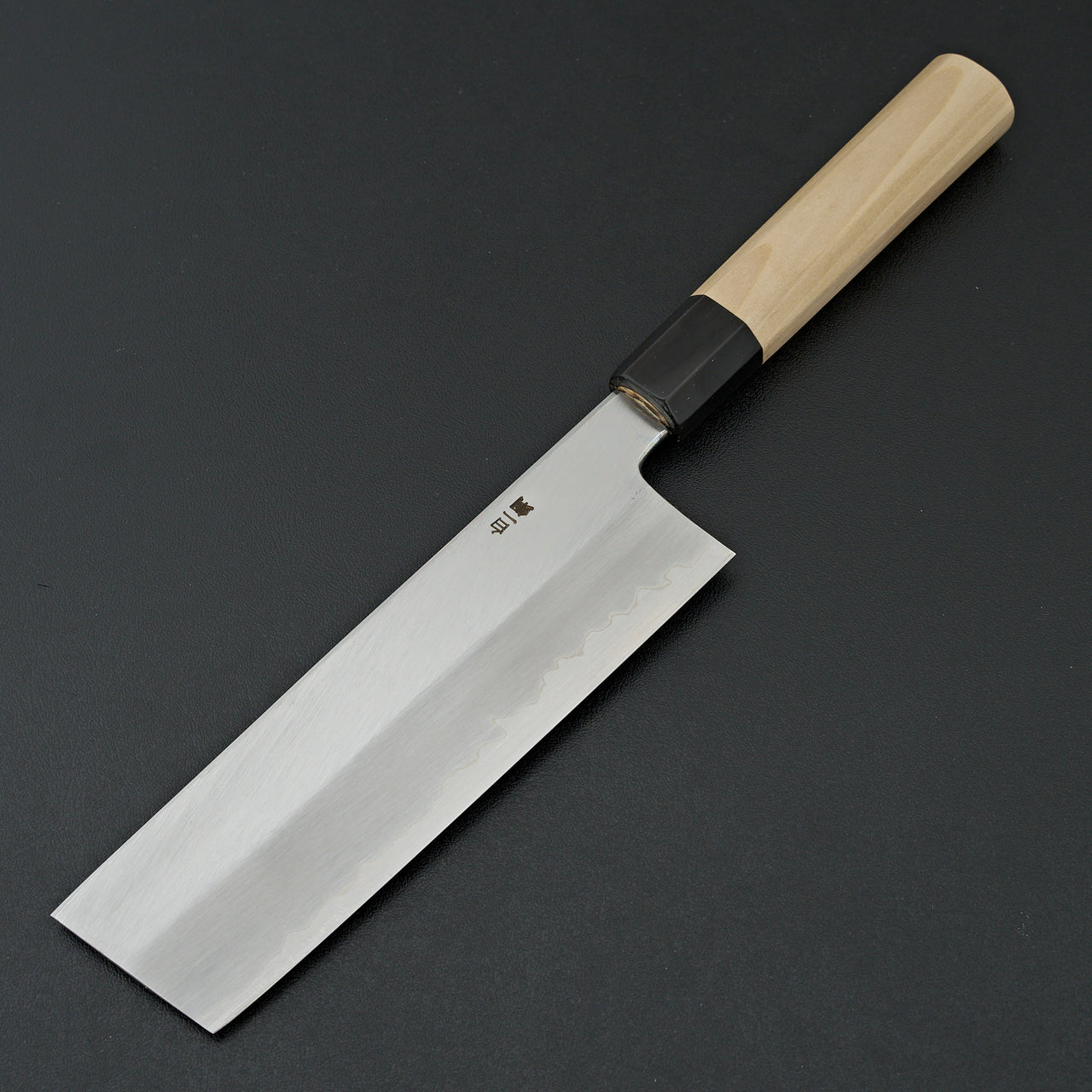 Sakai Kikumori Nakagawa White 1 Stainless Clad Kasumi Nakiri 180mm