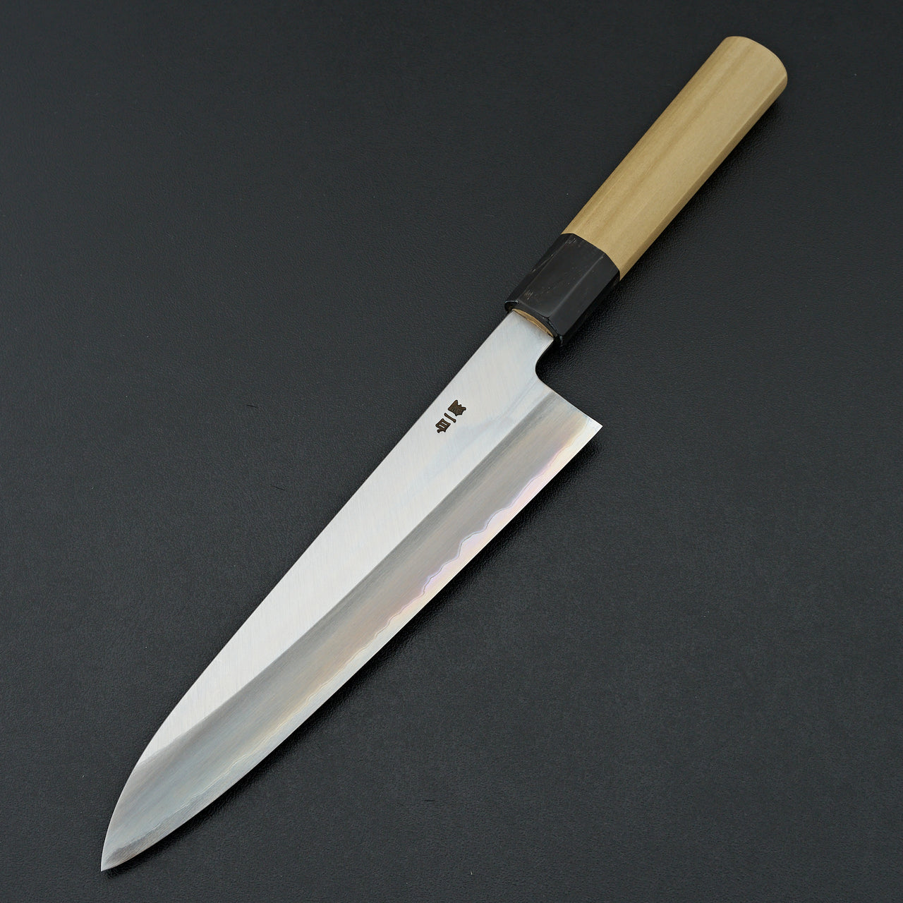 Sakai Kikumori Nakagawa White 1 Stainless Clad Kasumi Gyuto 210mm