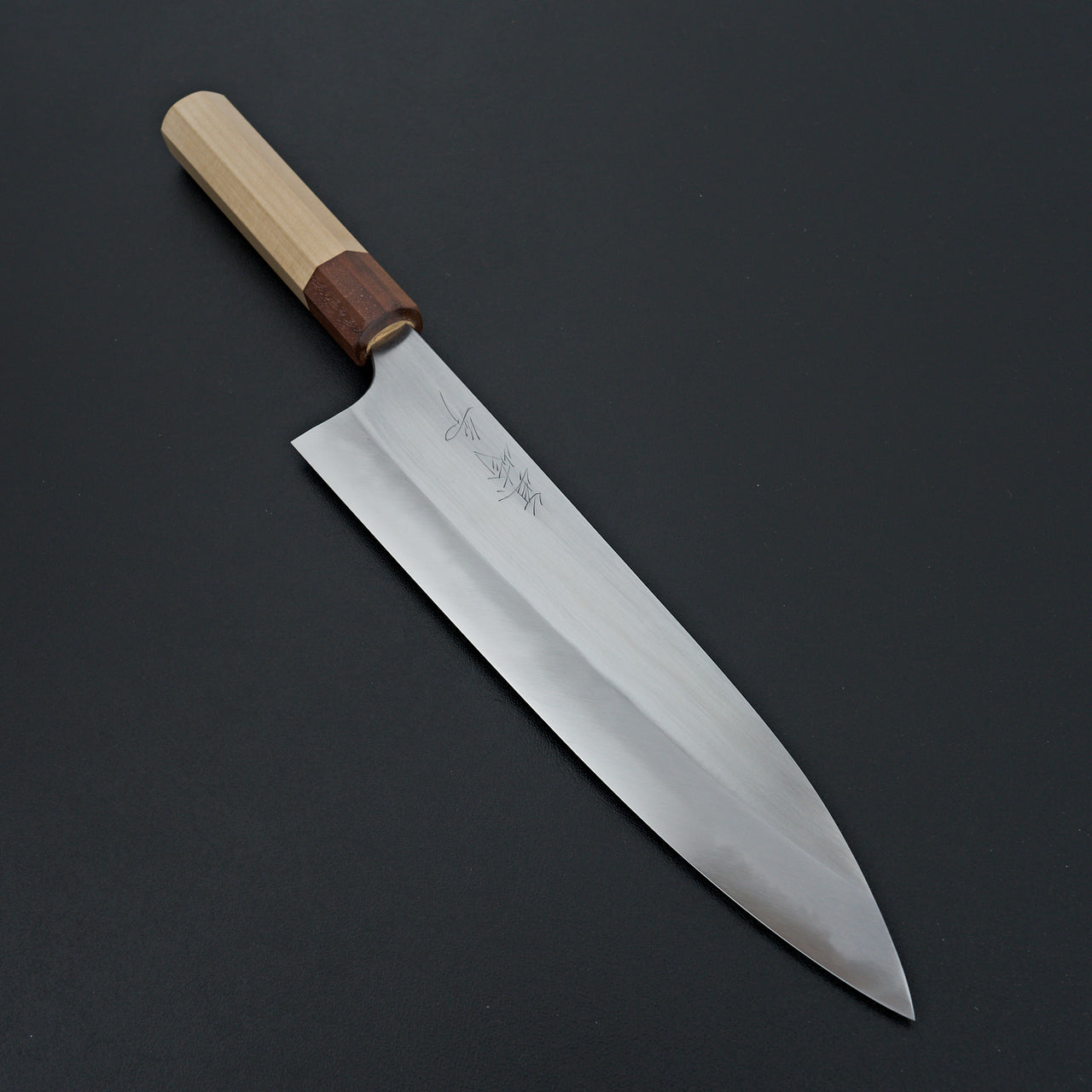 Mazaki Blue #1 Hon-Sanmai Kasumi Gyuto 240mm