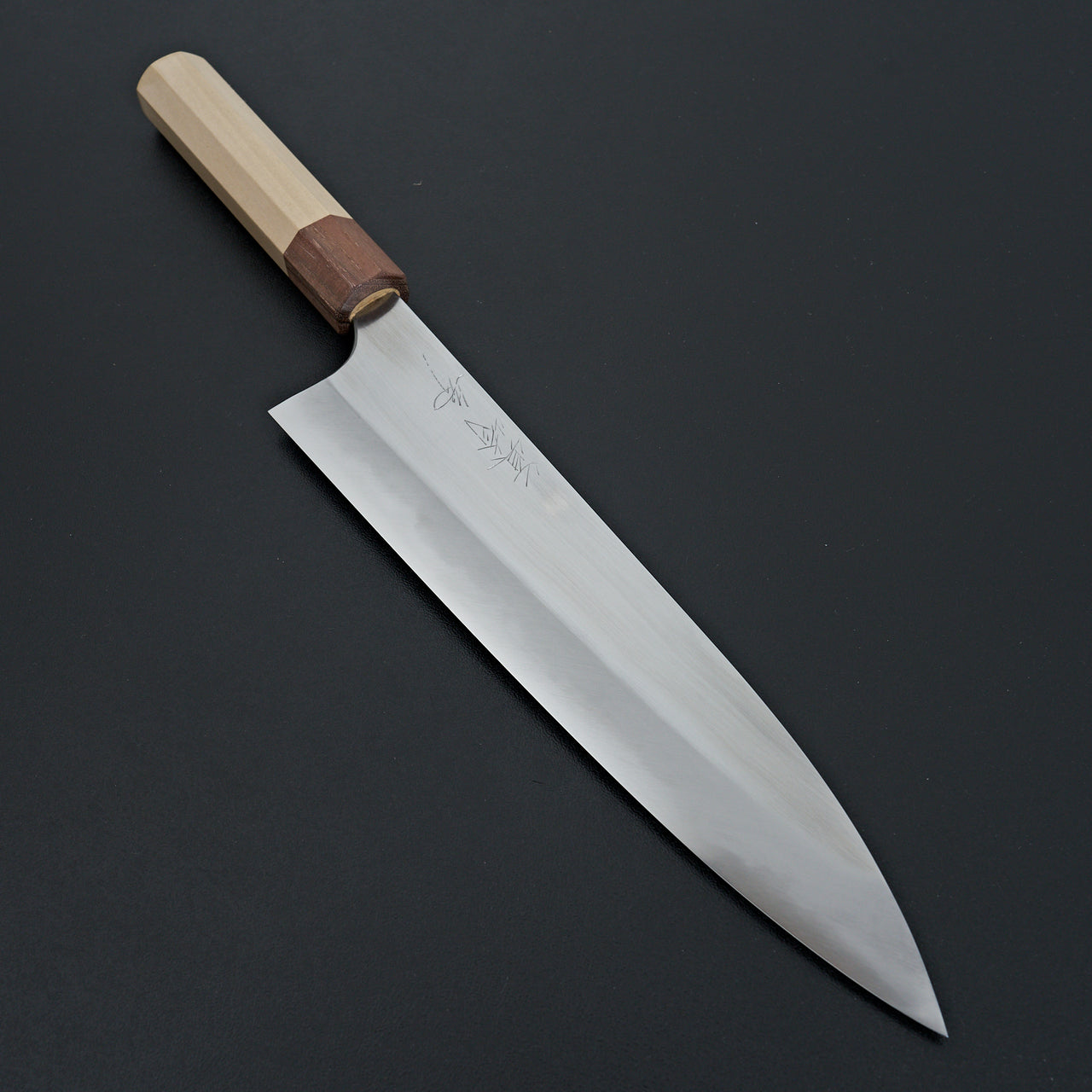 Mazaki White #1 Hon-Sanmai Kasumi Gyuto 240mm