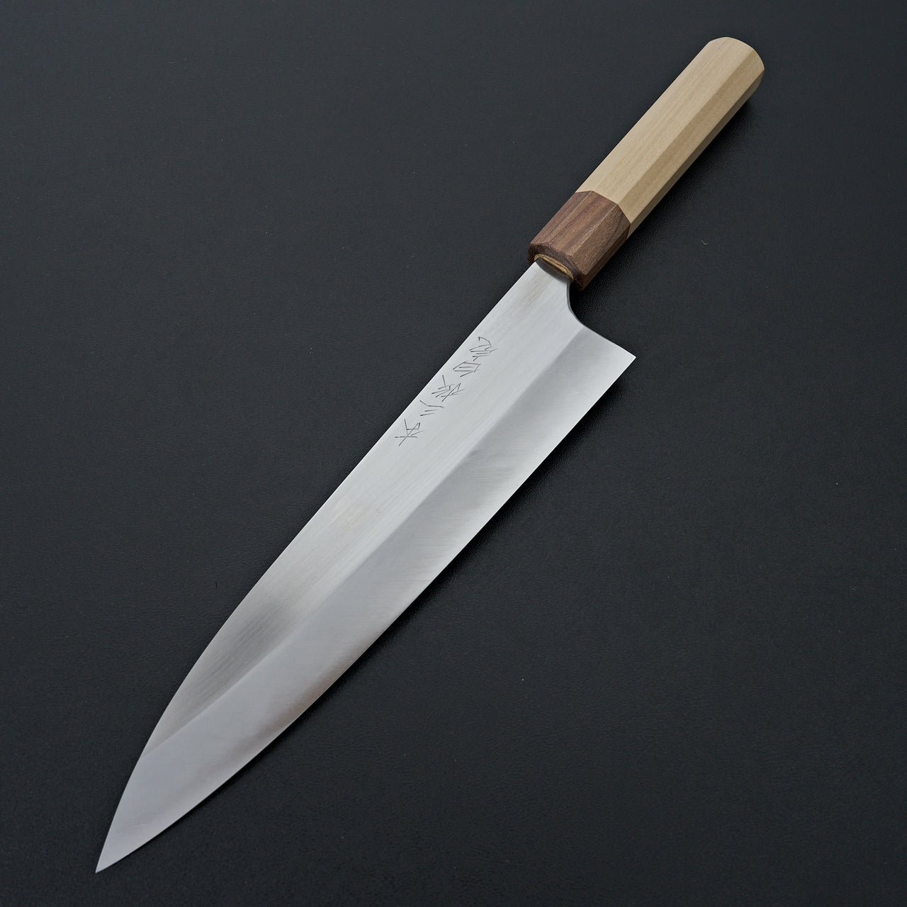 Mazaki White #1 Hon-Sanmai Kasumi Gyuto 240mm