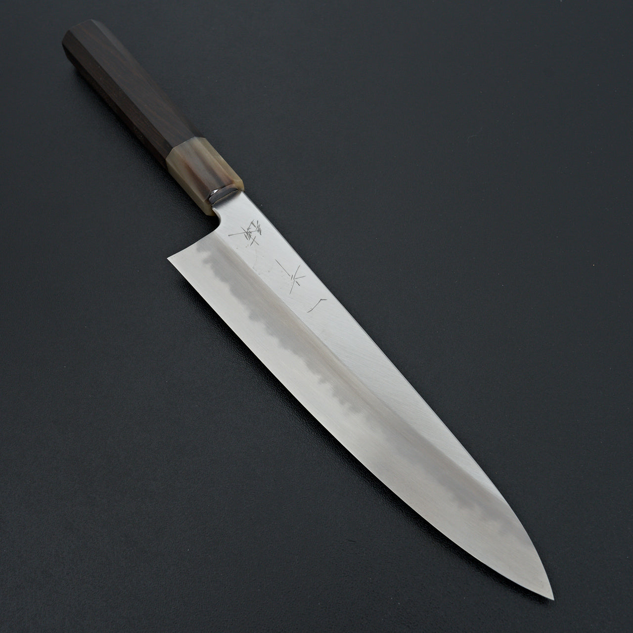 Hitohira Tanaka Ren White #2 Gyuto 210mm Ebony Handle