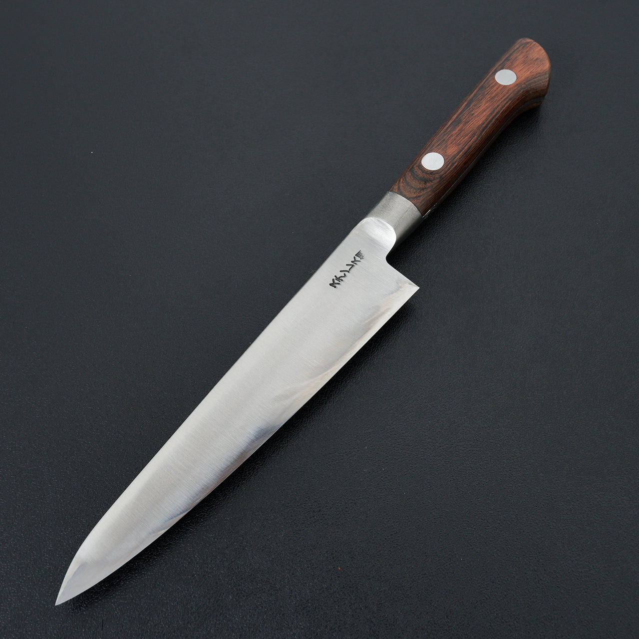 Kogetsu Mandai Stainless Petty 150mm Imitation Mahogany Handle