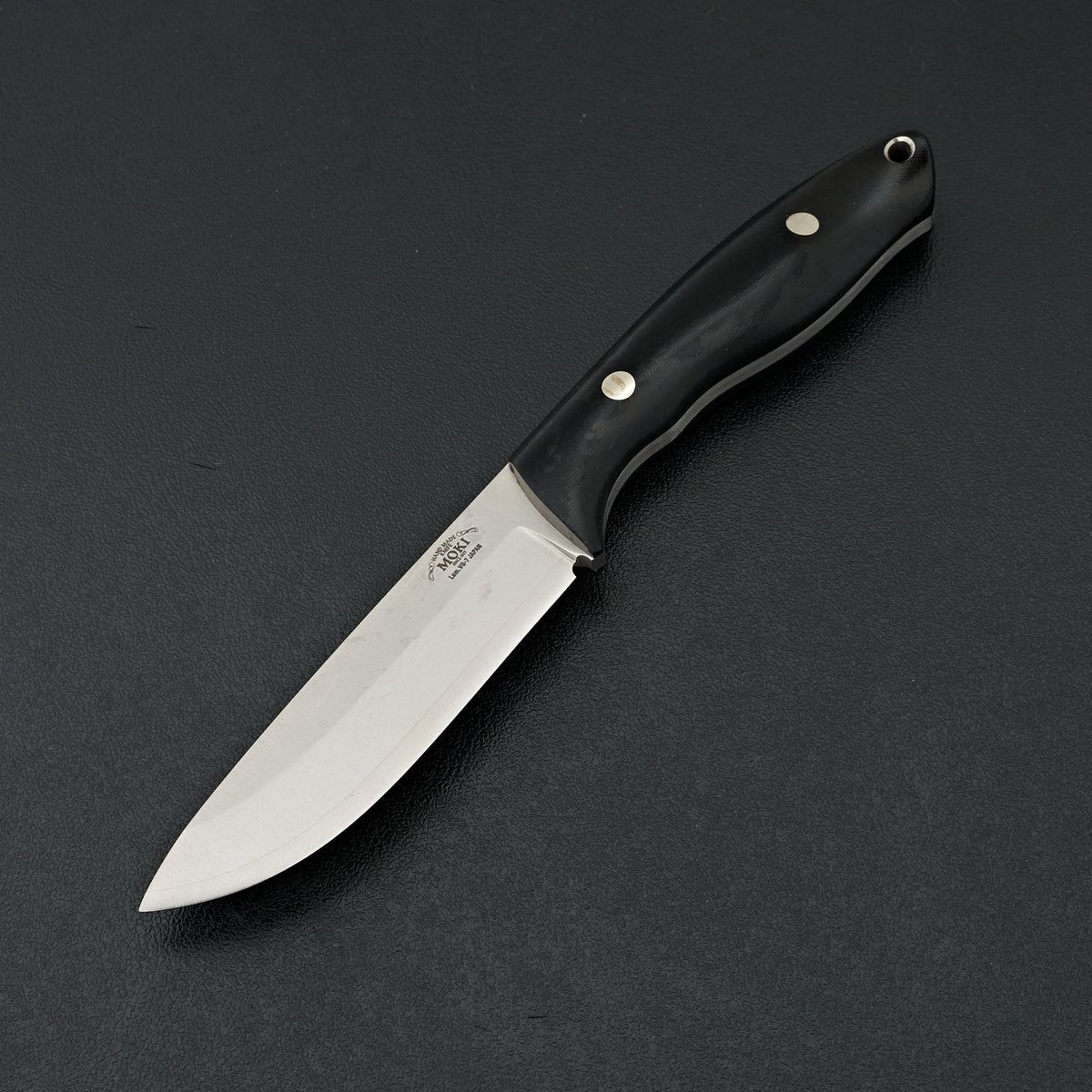 MOKI Berg Pro Trail Fixed Blade Linen Micarta Handle