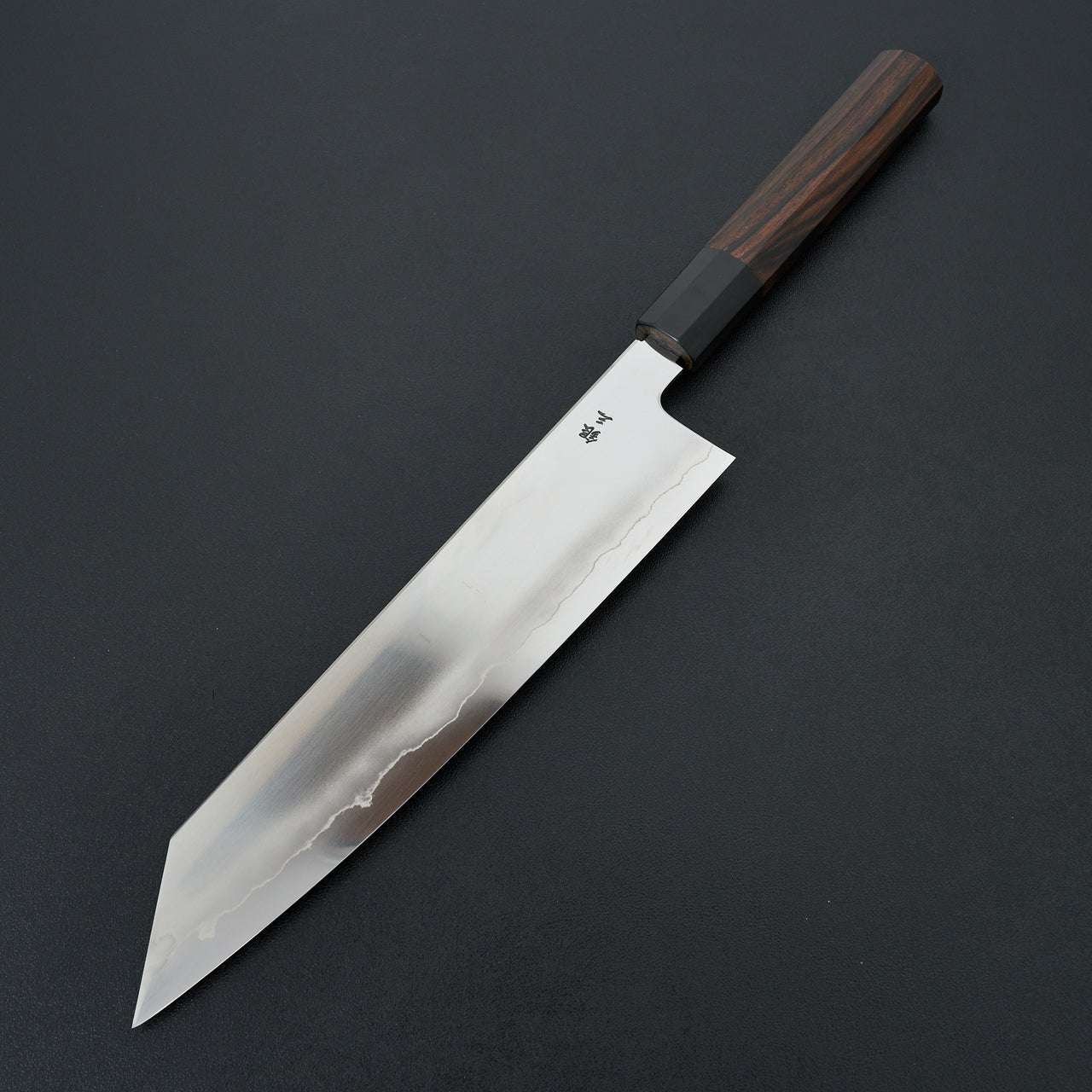 Tetsujin Silver #3 Ukiba Kiritsuke Gyuto 240mm Taihei Makassar Ebony Handle