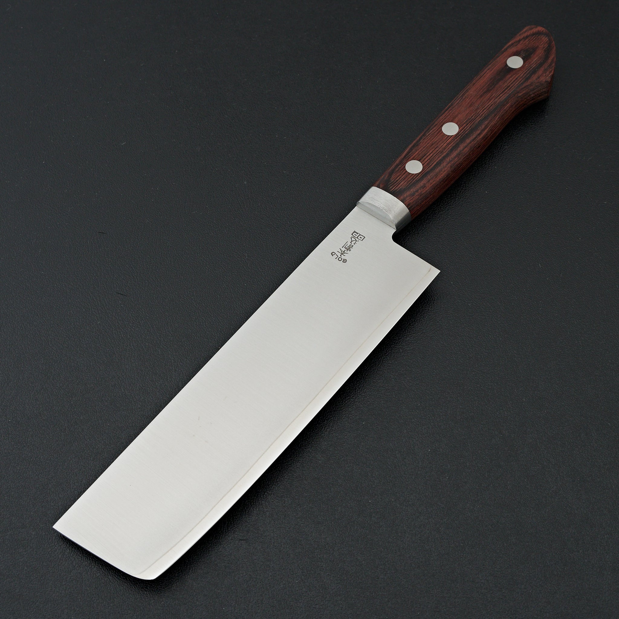 Hitohira Imojiya MZ VG-1 Nakiri 165mm Imitation Mahogany Handle