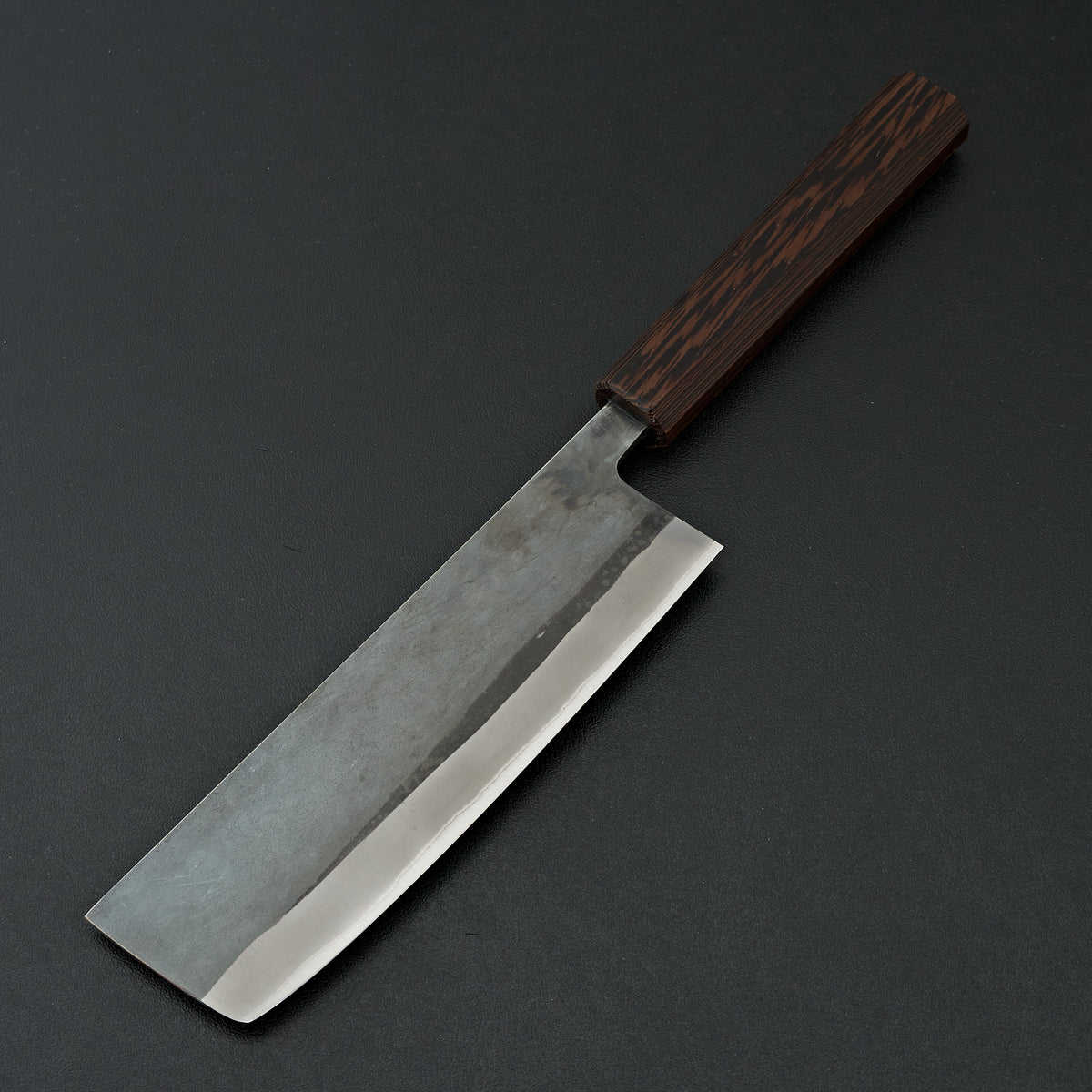 Hitohira TD Blue #2 Stainless Clad Kurouchi Nakiri 165mm Wenge Handle (Mono Handle)