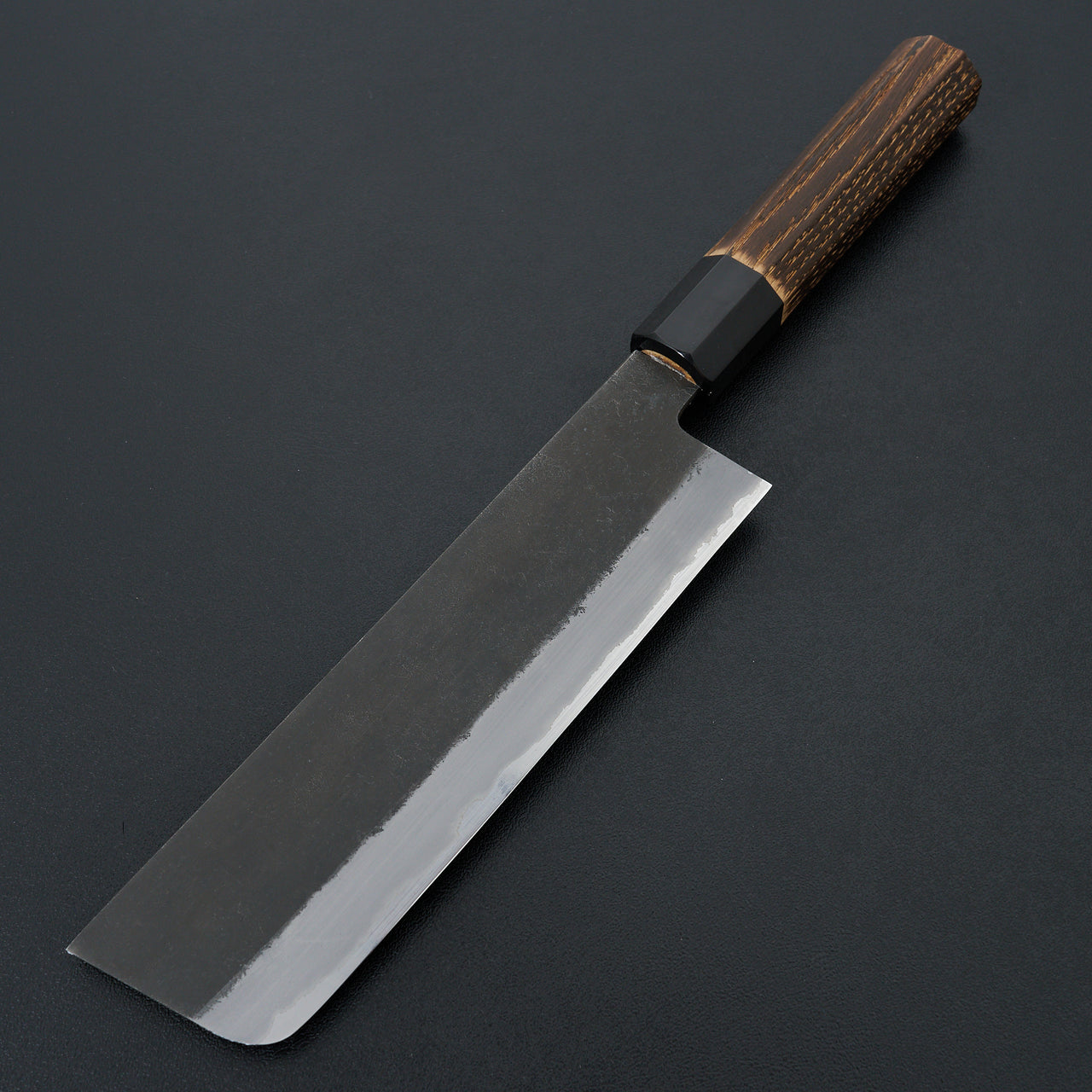 Hinoura Ajikataya Stainless Clad White #2 Nashiji Nakiri 180mm