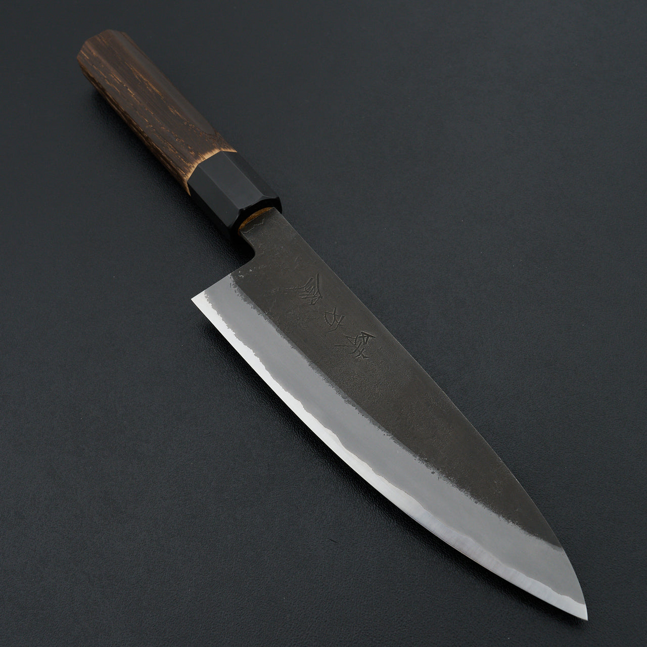 Hinoura Ajikataya Stainless Clad White #2 Nashiji Gyuto 180mm