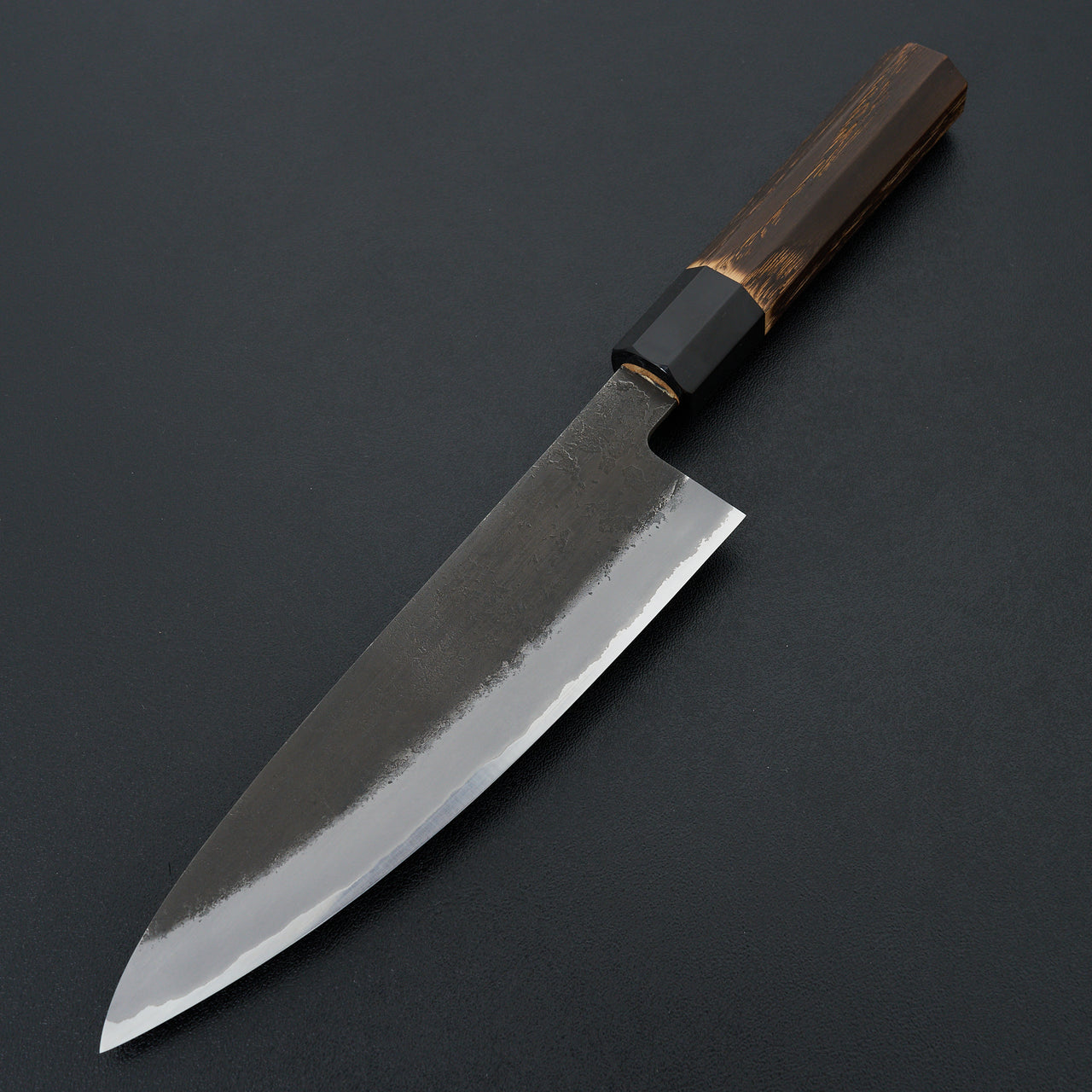 Hinoura Ajikataya Stainless Clad White #2 Nashiji Gyuto 180mm