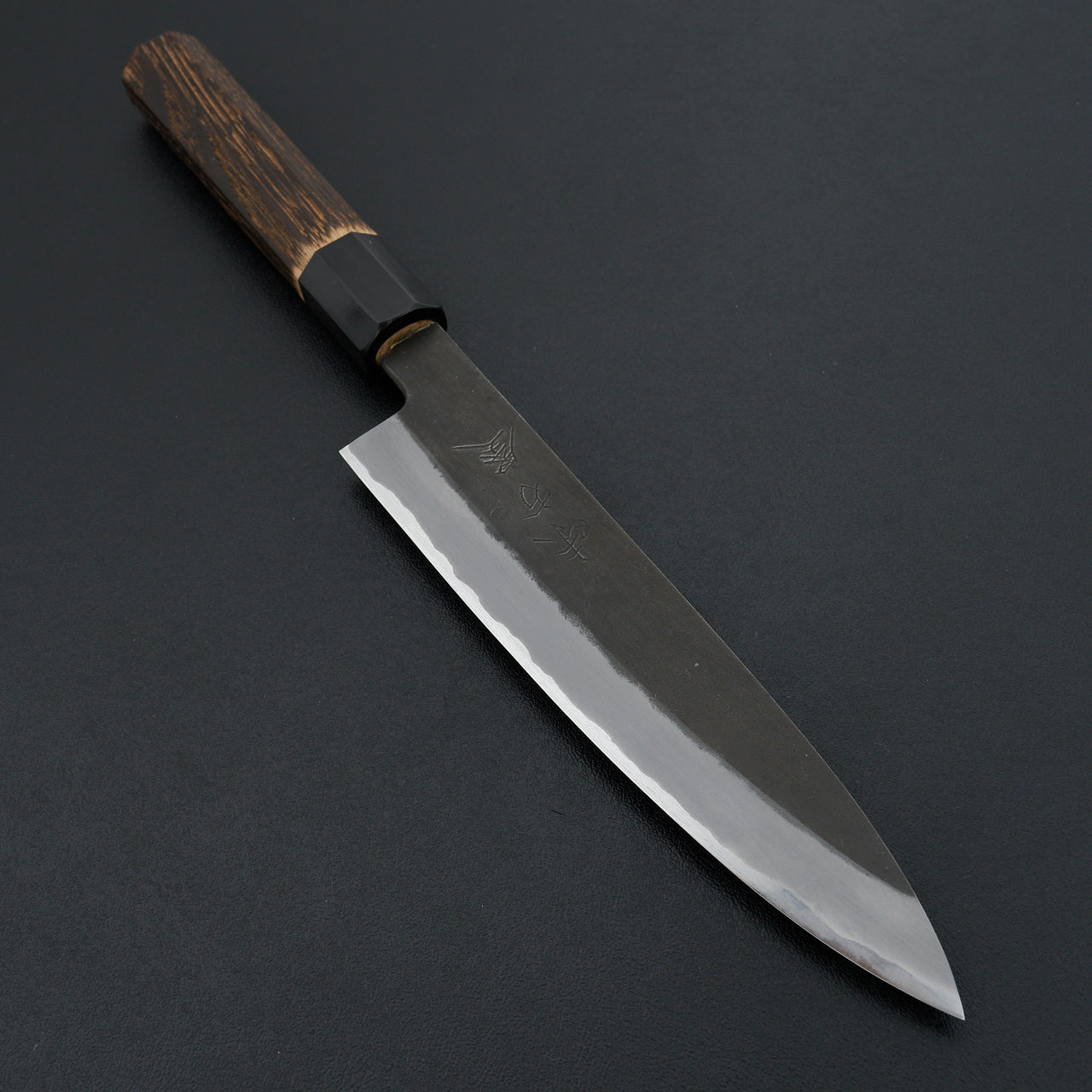 Hinoura Ajikataya Stainless Clad White #2 Nashiji Petty 180mm