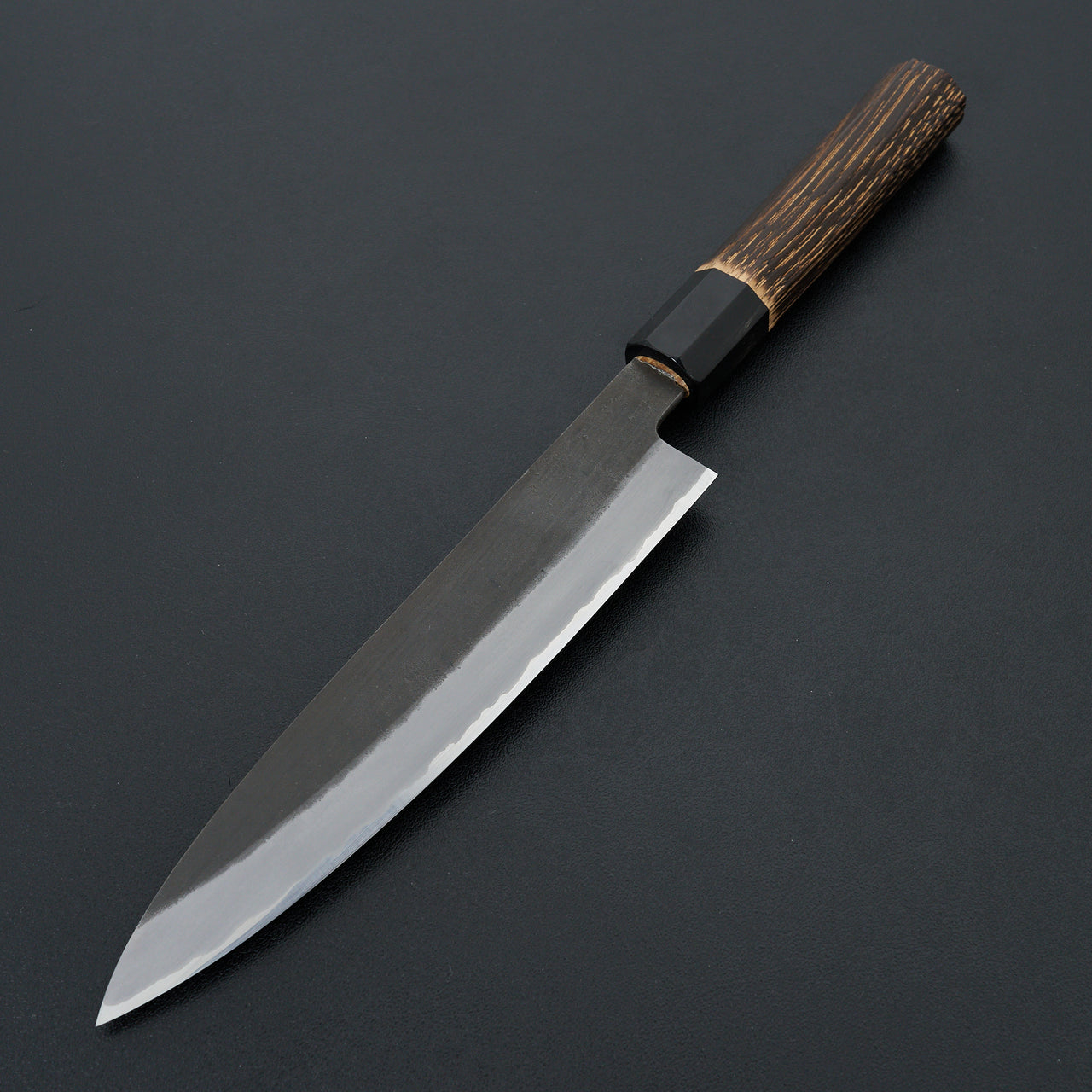 Hinoura Ajikataya Stainless Clad White #2 Nashiji Petty 180mm
