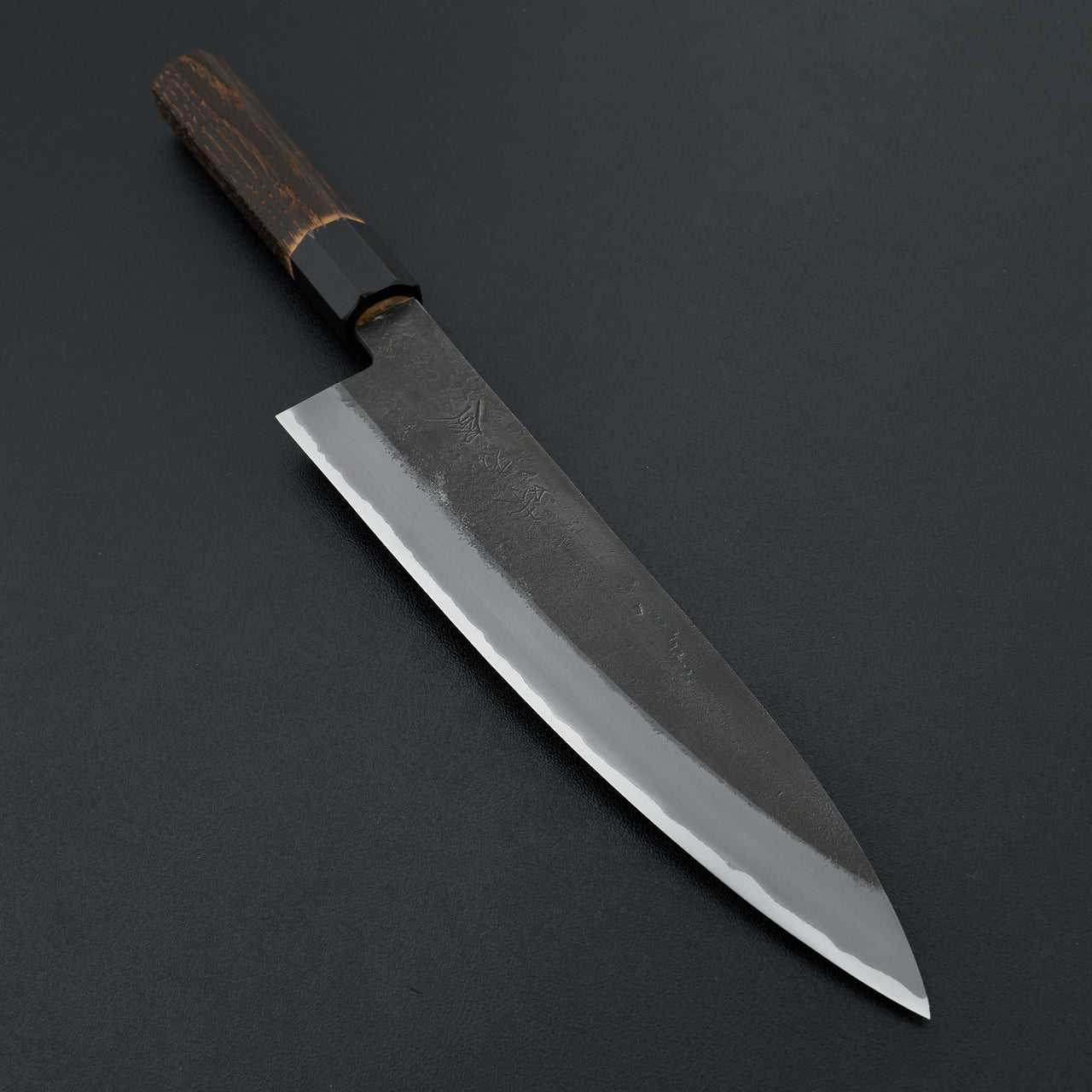 Hinoura Ajikataya Stainless Clad White #2 Nashiji Gyuto 210mm