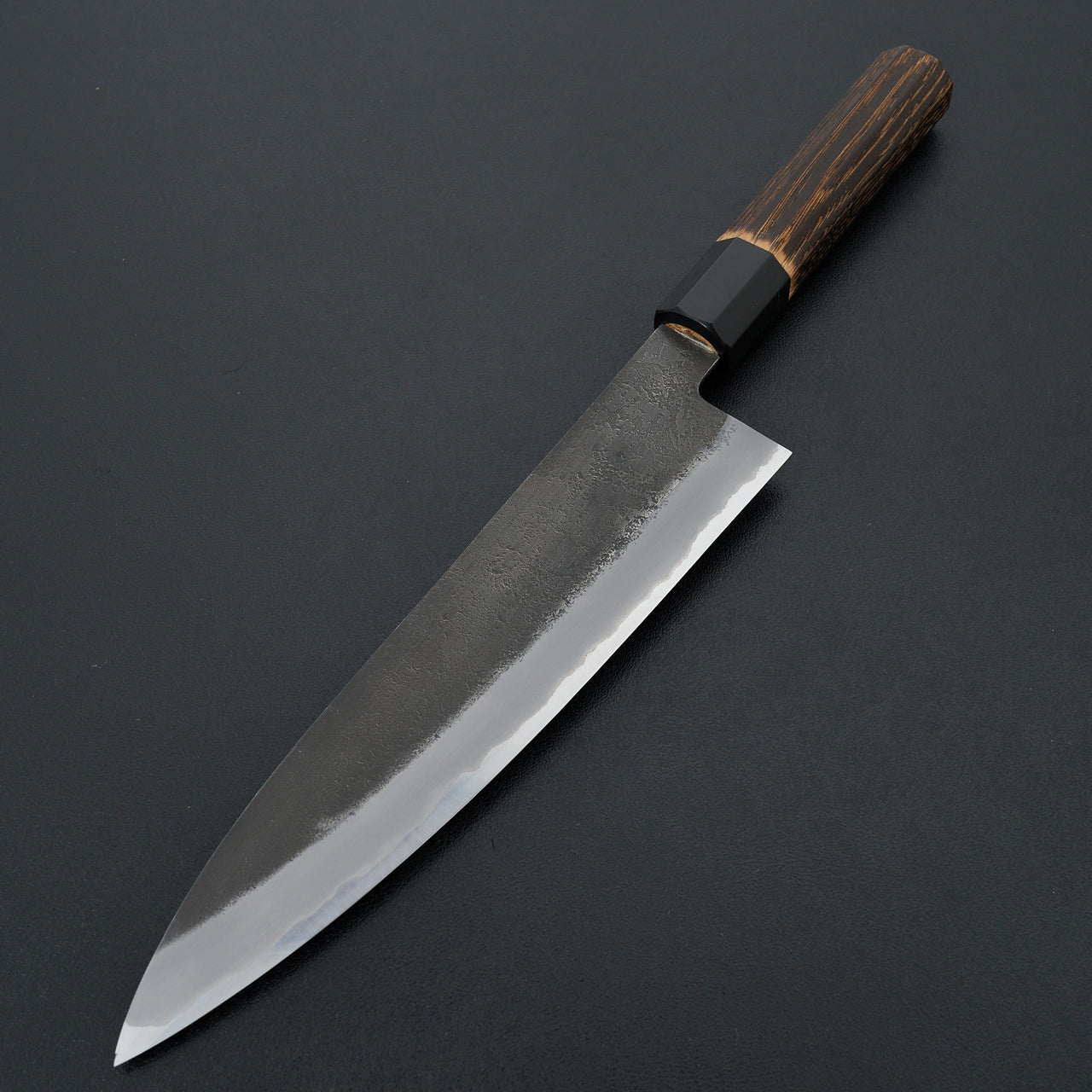 Hinoura Ajikataya Stainless Clad White #2 Nashiji Gyuto 210mm