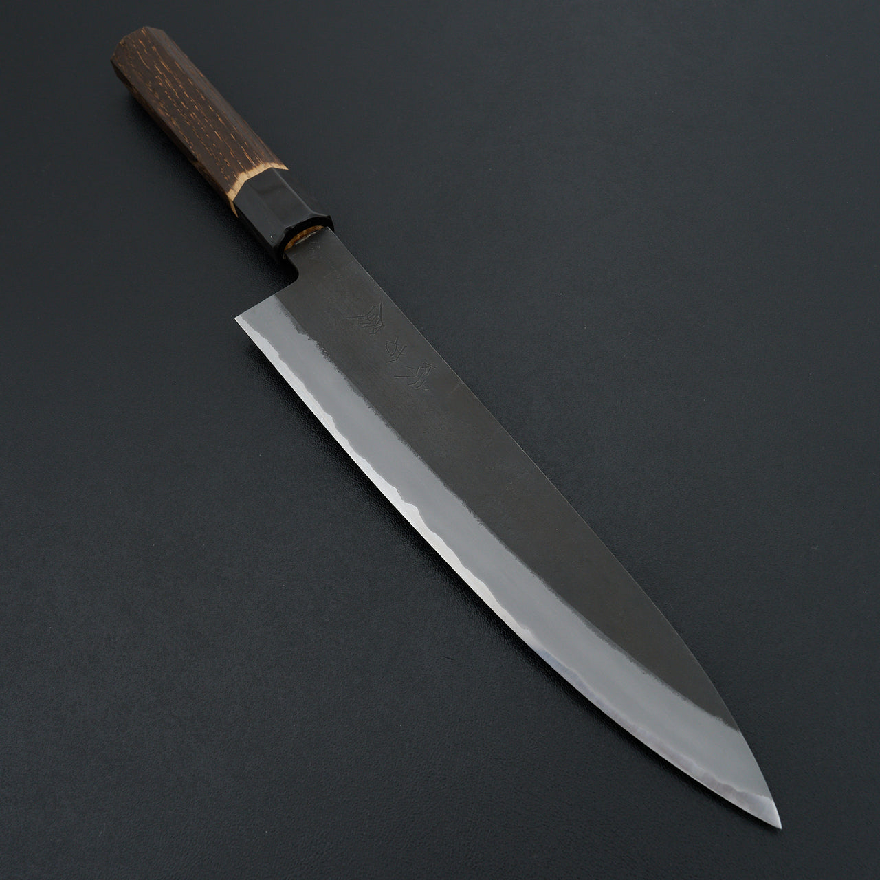 Hinoura Ajikataya Stainless Clad White #2 Nashiji Gyuto 240mm