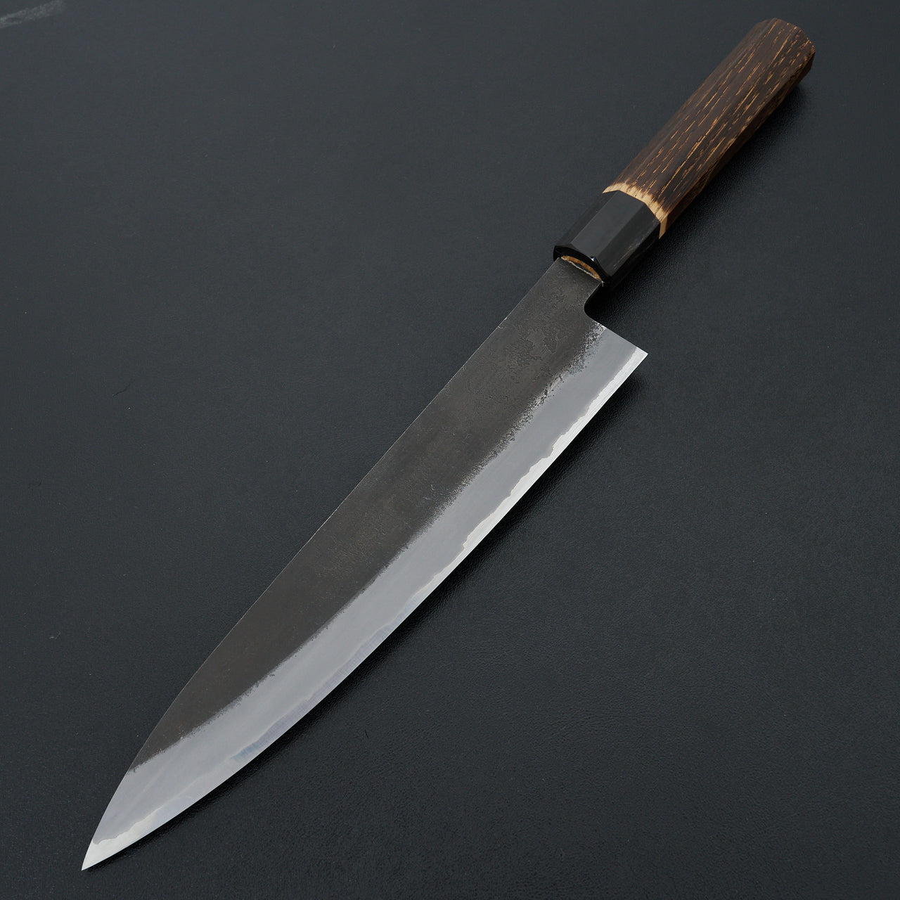 Hinoura Ajikataya Stainless Clad White #2 Nashiji Gyuto 240mm