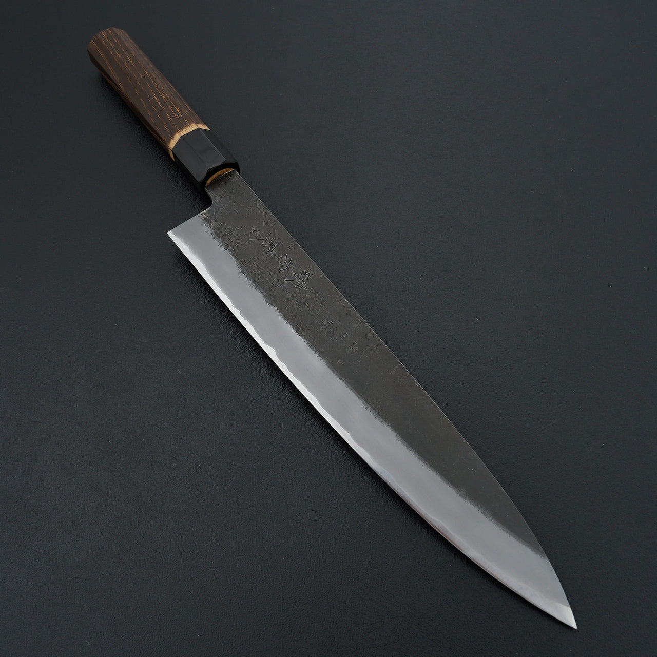 Hinoura Ajikataya Stainless Clad White #2 Nashiji Gyuto 270mm