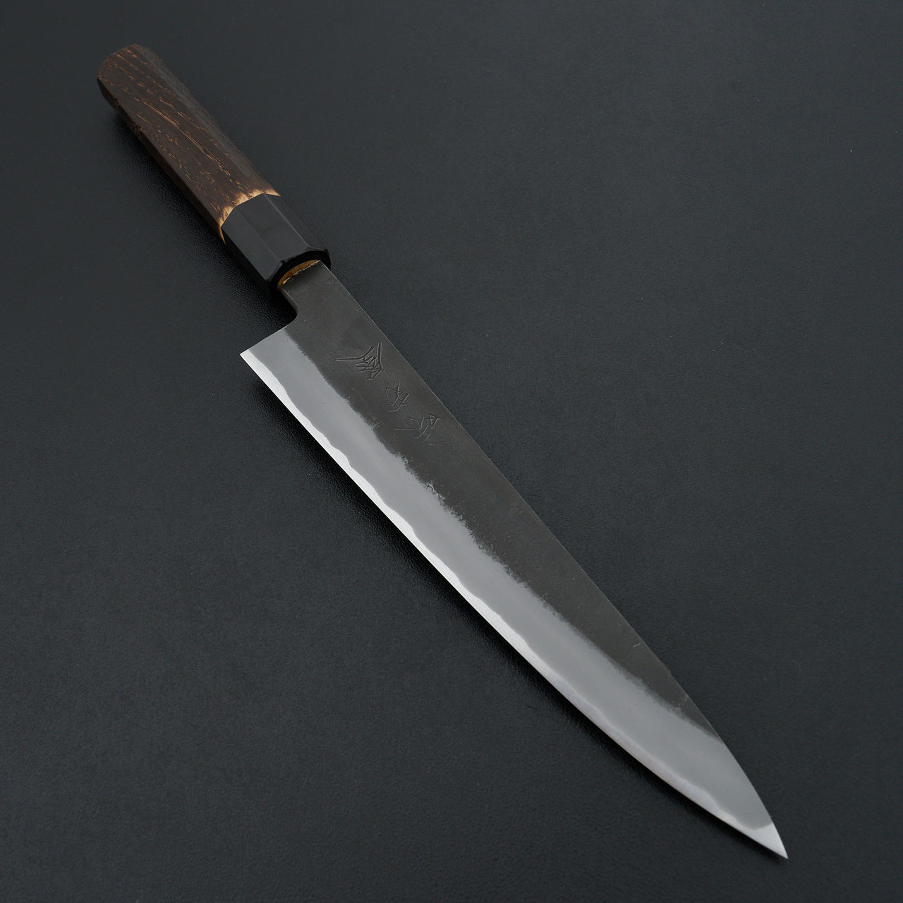 Hinoura Ajikataya Stainless Clad White #2 Nashiji Sujihiki 210mm