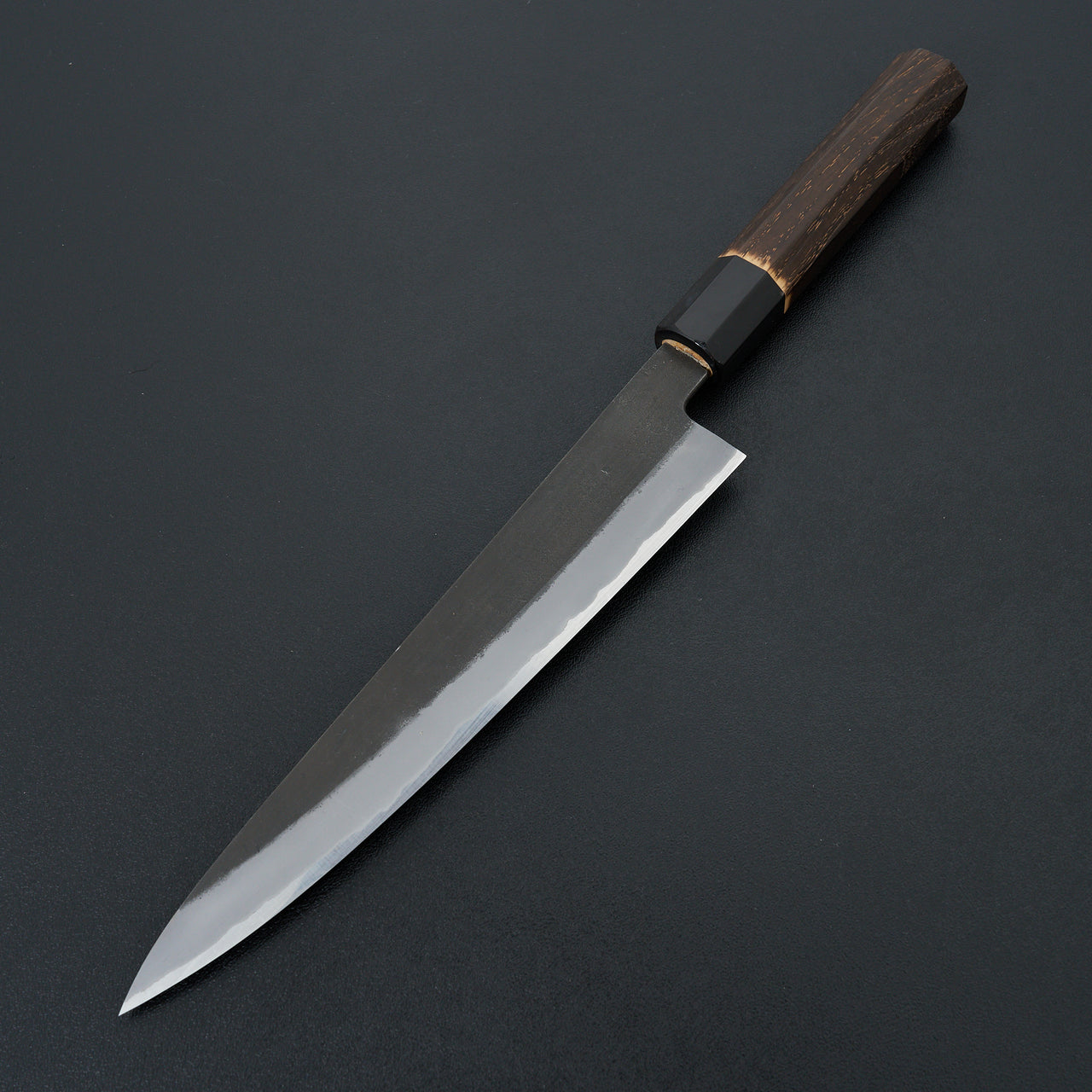 Hinoura Ajikataya Stainless Clad White #2 Nashiji Sujihiki 210mm