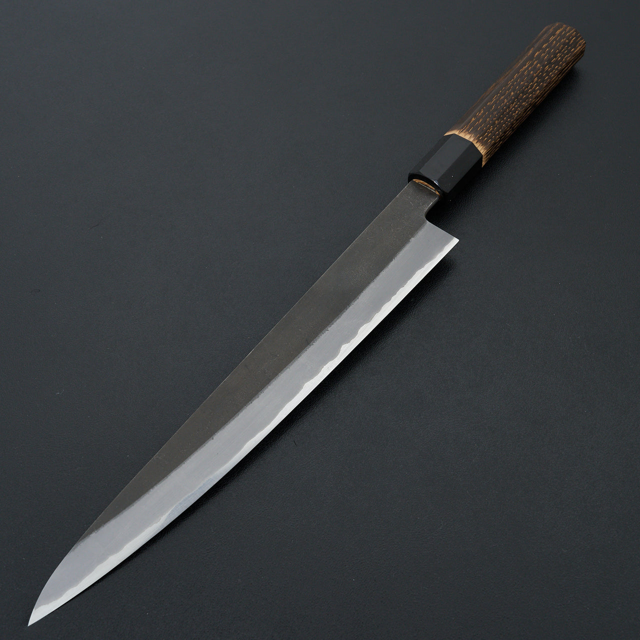 Hinoura Ajikataya Stainless Clad White #2 Nashiji Sujihiki 240mm