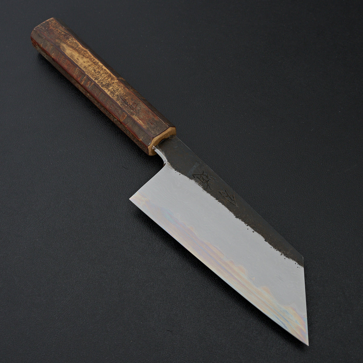 HADO Sumi Blue #1 Damascus Ko-Bunka Cherry Bark Handle