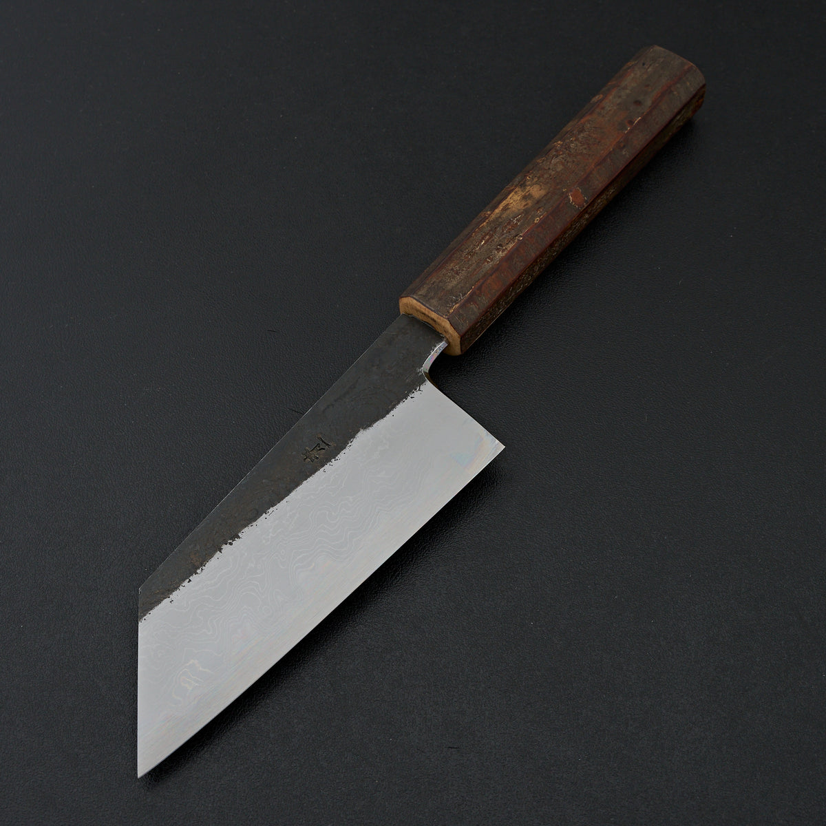 HADO Sumi Blue #1 Damascus Ko-Bunka Cherry Bark Handle