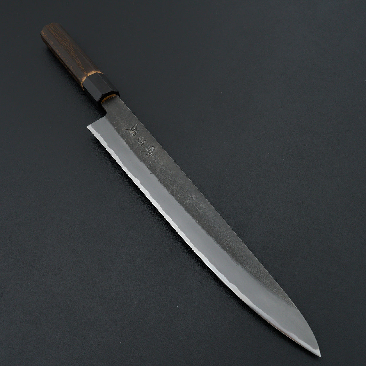 Hinoura Ajikataya Stainless Clad White #2 Nashiji Sujihiki 270mm