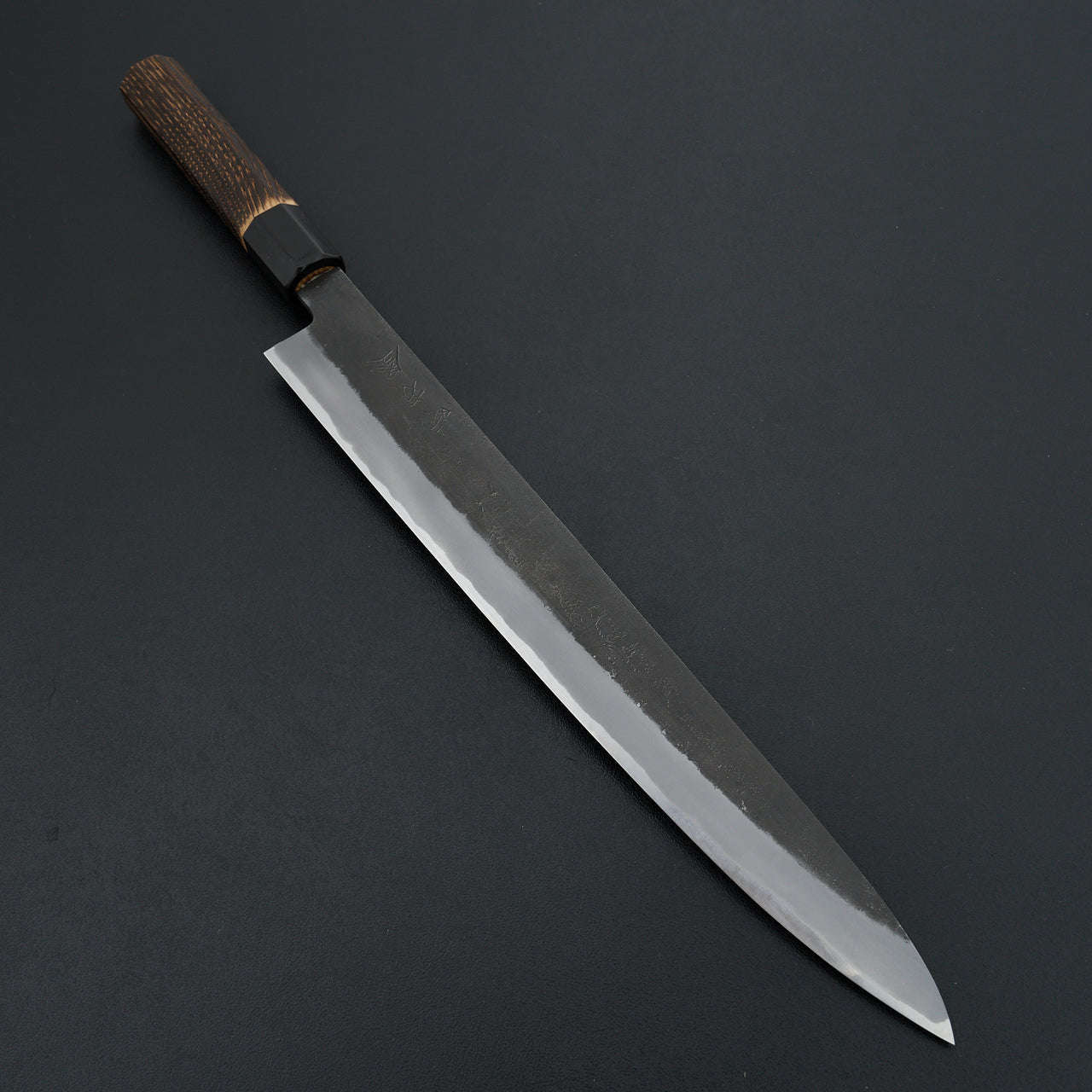 Hinoura Ajikataya Stainless Clad White #2 Nashiji Sujihiki 300mm