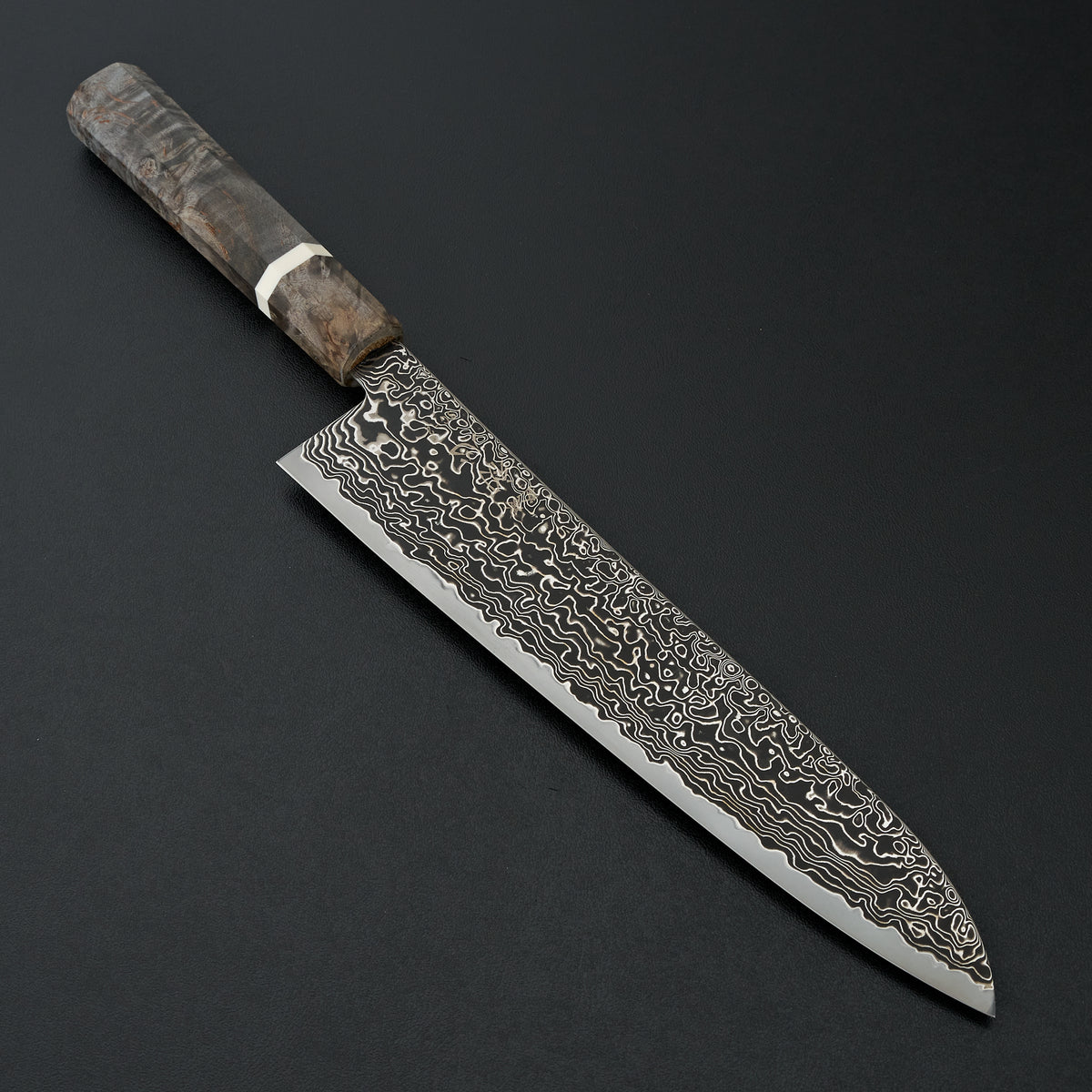 Hatsukokoro Ryuhyo Kurozome SG2 Damascus Gyuto 240mm