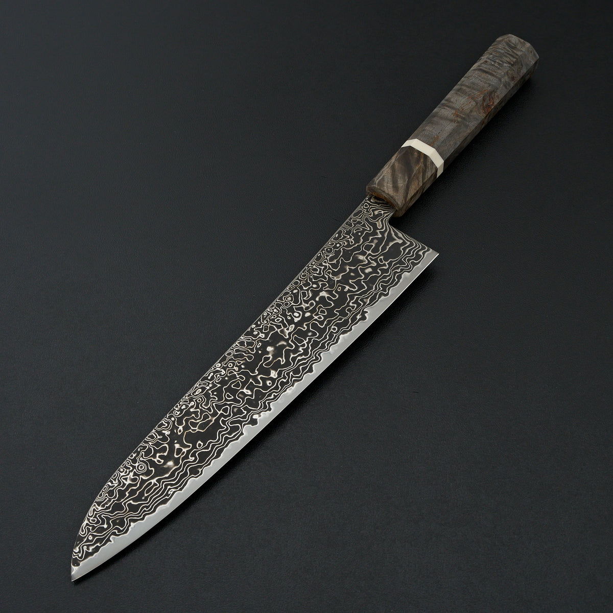 Hatsukokoro Ryuhyo Kurozome SG2 Damascus Gyuto 240mm
