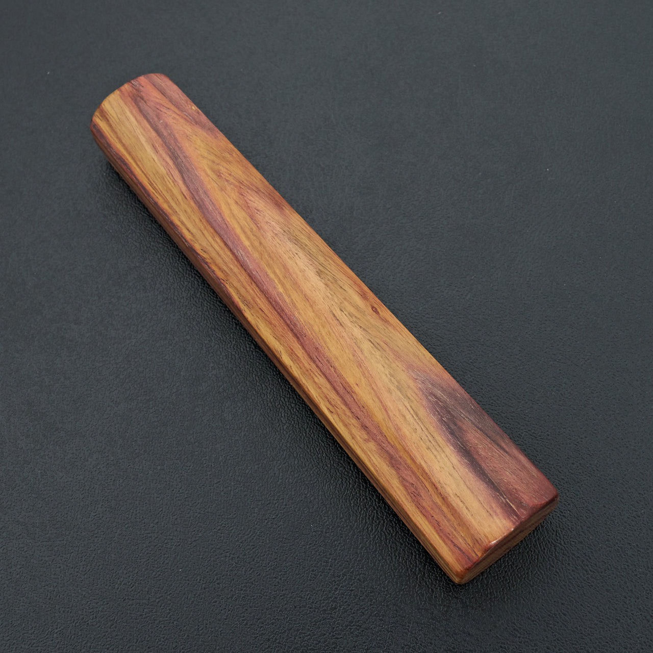 Knife Handle Figured Octagonal Mono Huanghuali Wood 135mm