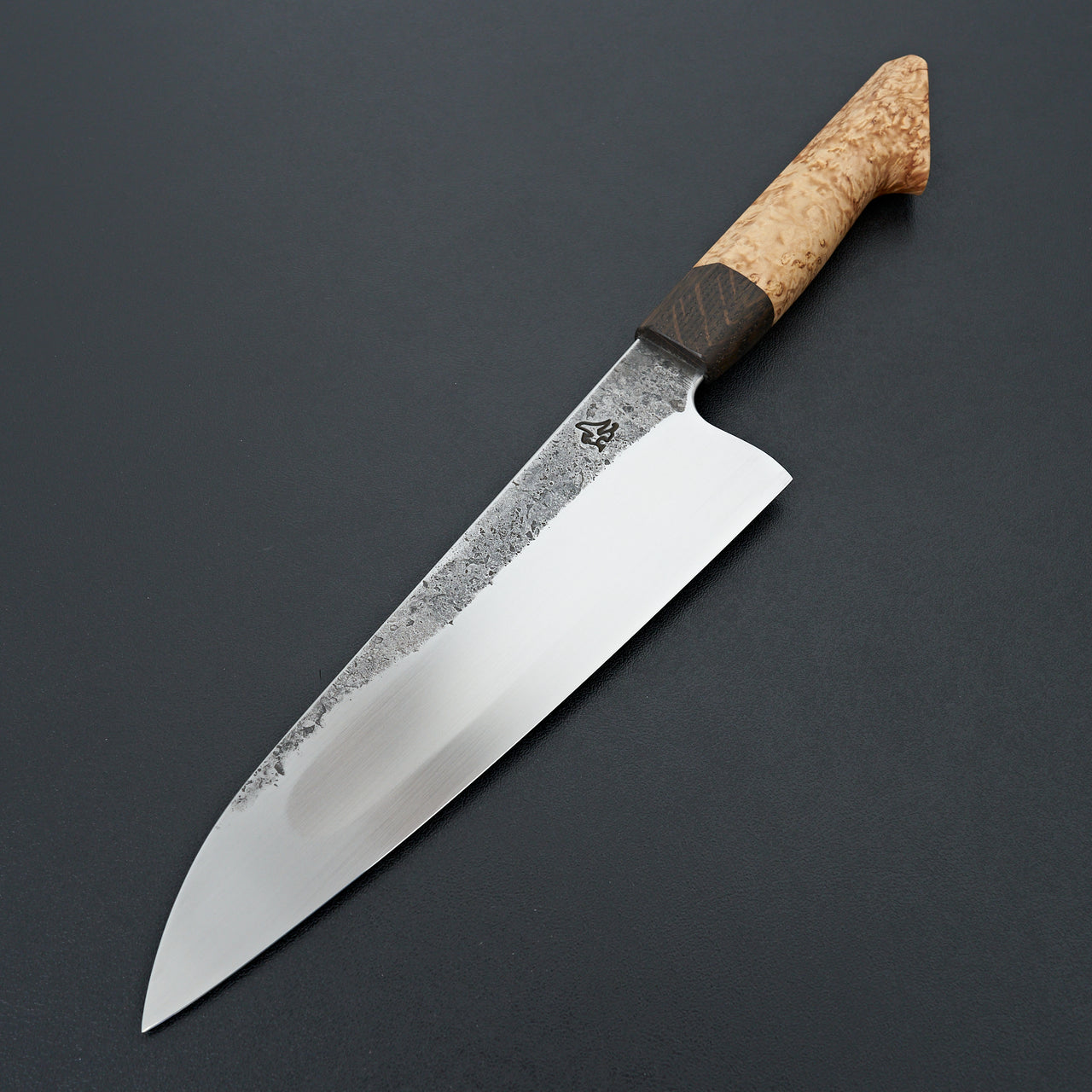 Lew Griffin S-Grind Curly Birch Gyuto 211mm