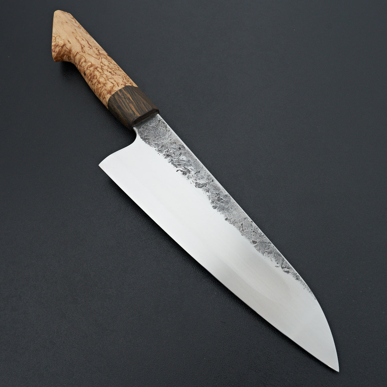 Lew Griffin S-Grind Curly Birch Gyuto 211mm