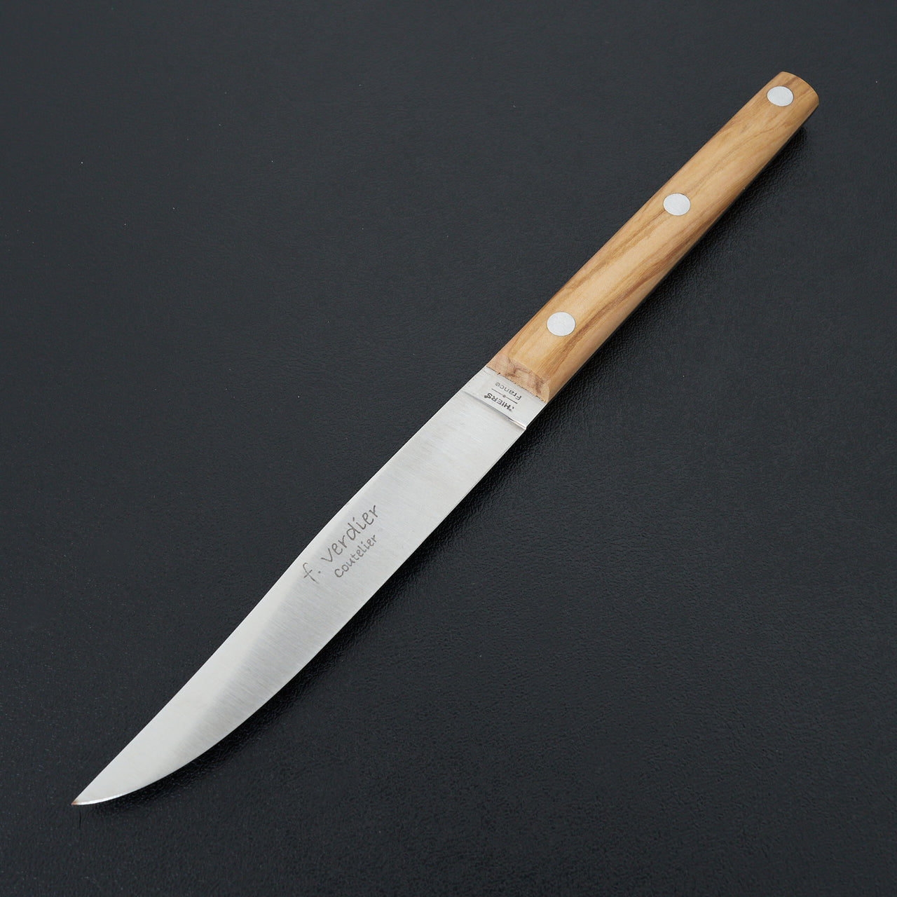 Frederic Verdier Ikuzo Olive Wood 6 Piece Table Knife Set