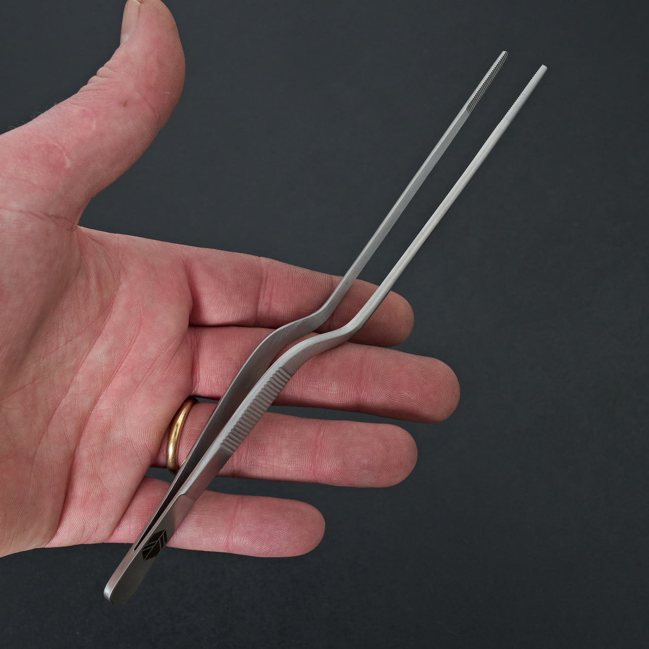 Carbon Knife Co Tweezers Offset 8"