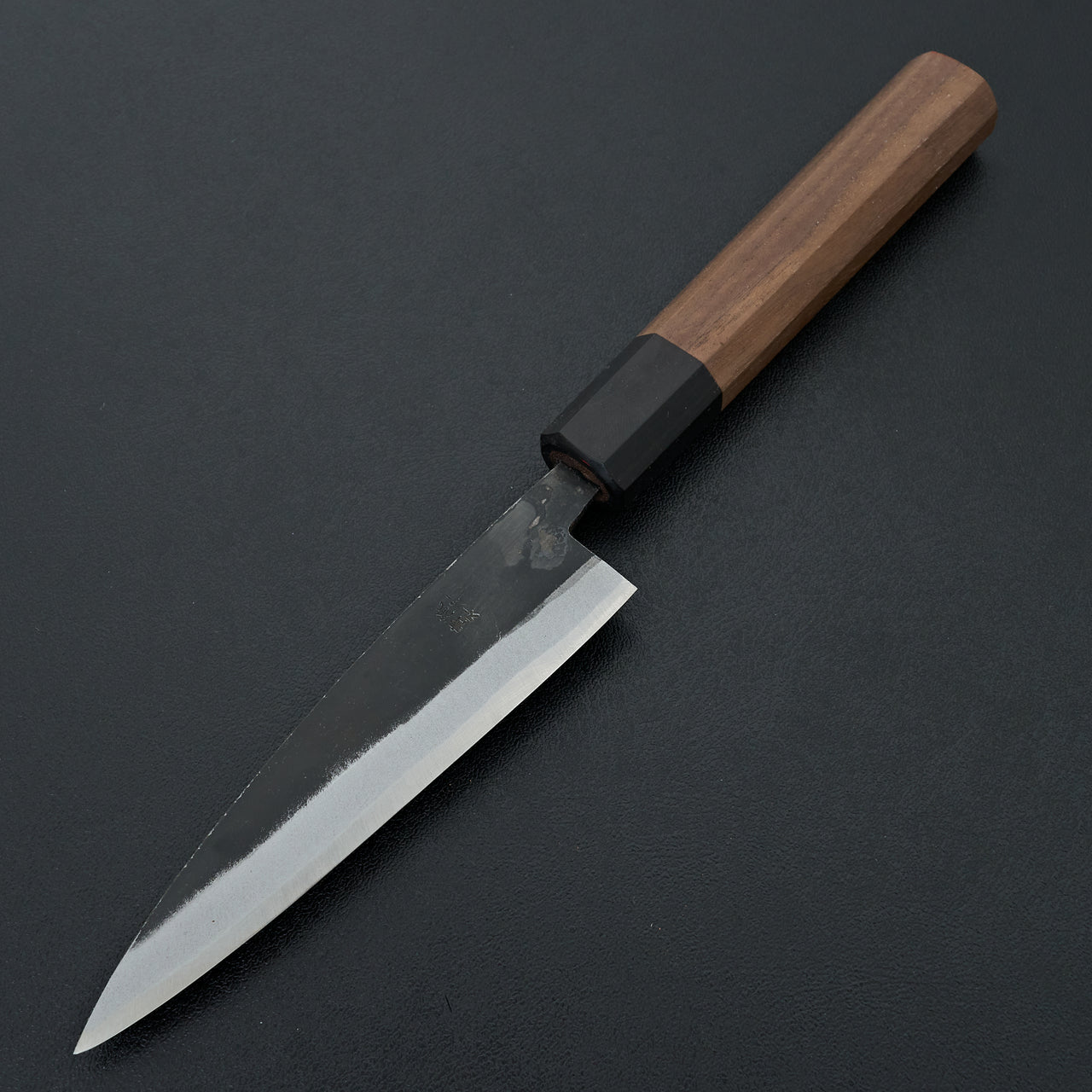 Hitohira Harima Blue Super Stainless Clad Petty 120mm Walnut Handle