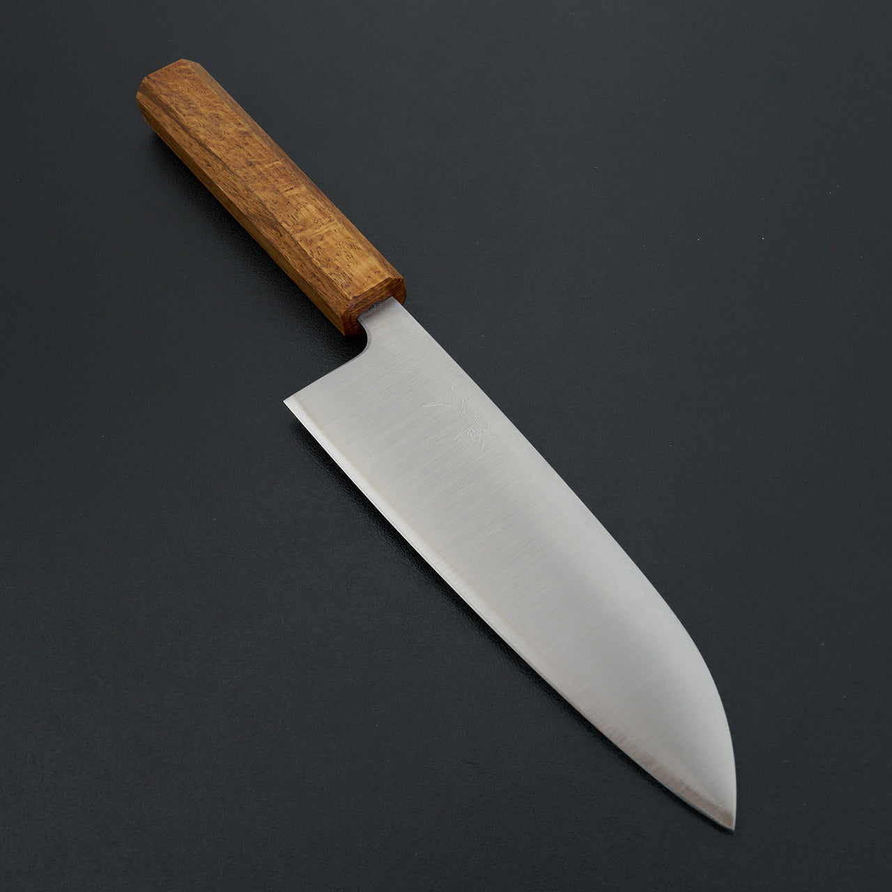 Tsunehisa Ginsan Migaki Oak Santoku 165mm