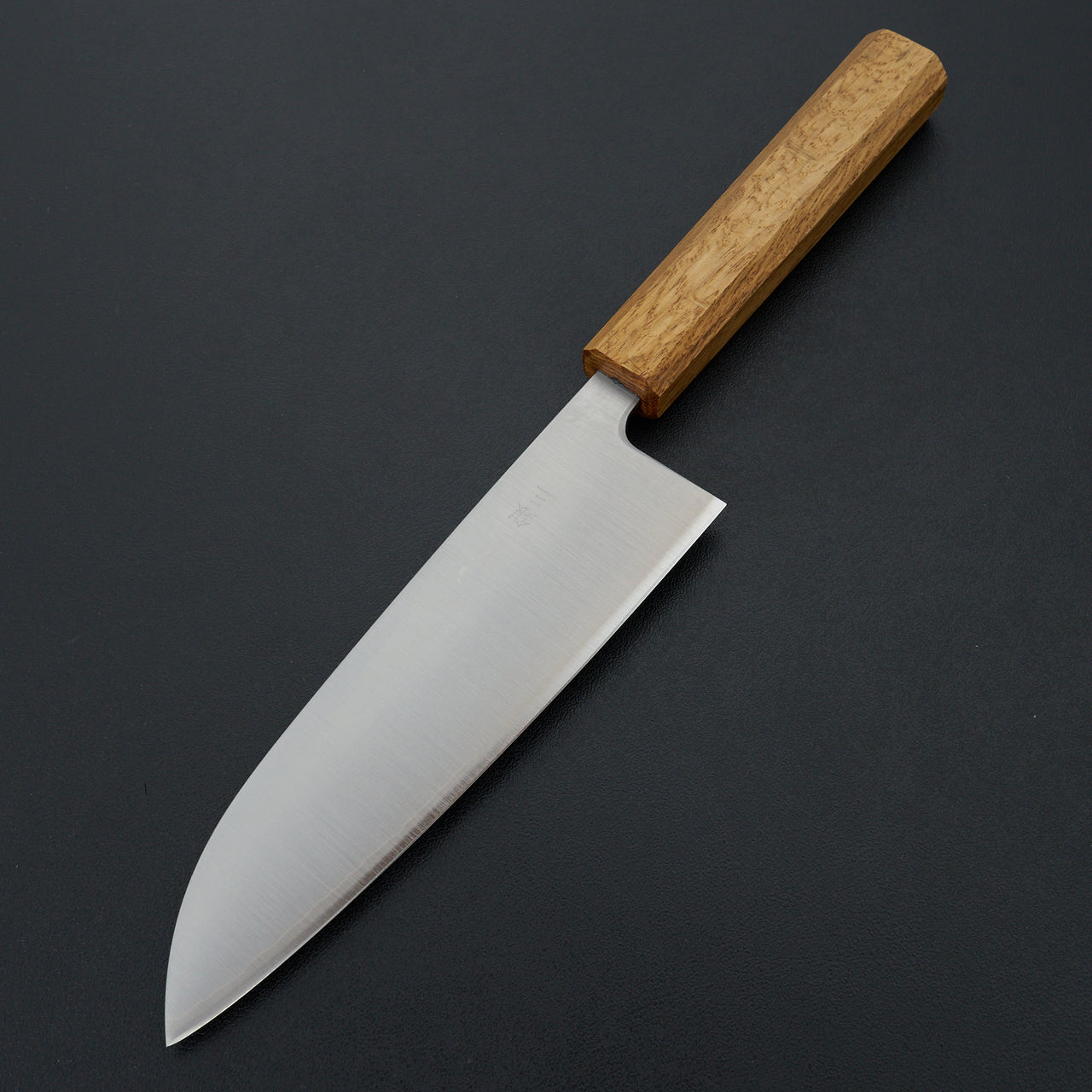 Tsunehisa Ginsan Migaki Oak Santoku 165mm