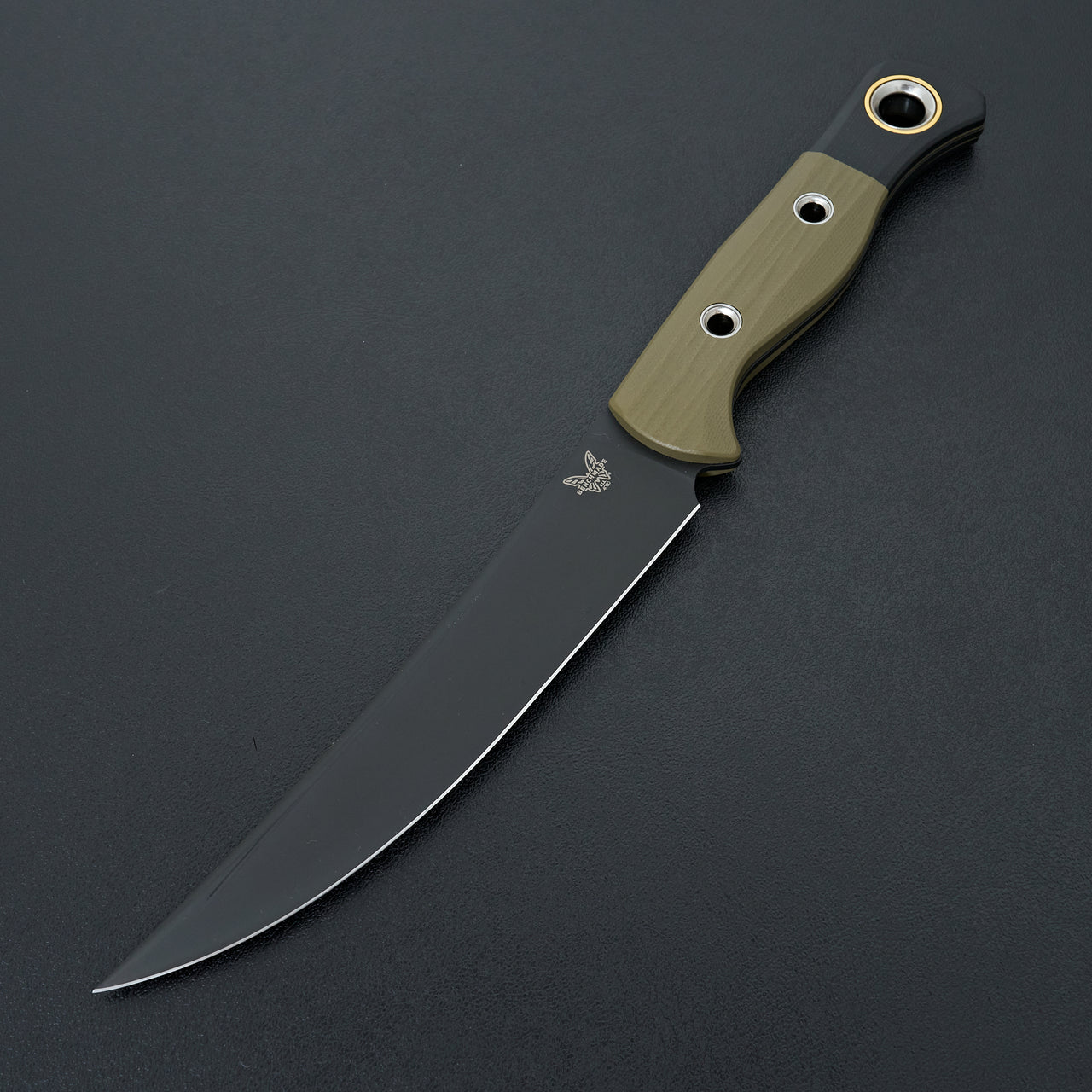 Benchmade Meatcrafter Fixed Blade Knife 6" OD Green G10