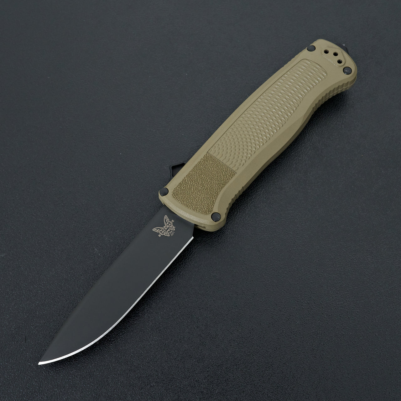 Benchmade Shootout Ranger Green Grivory Drop Point