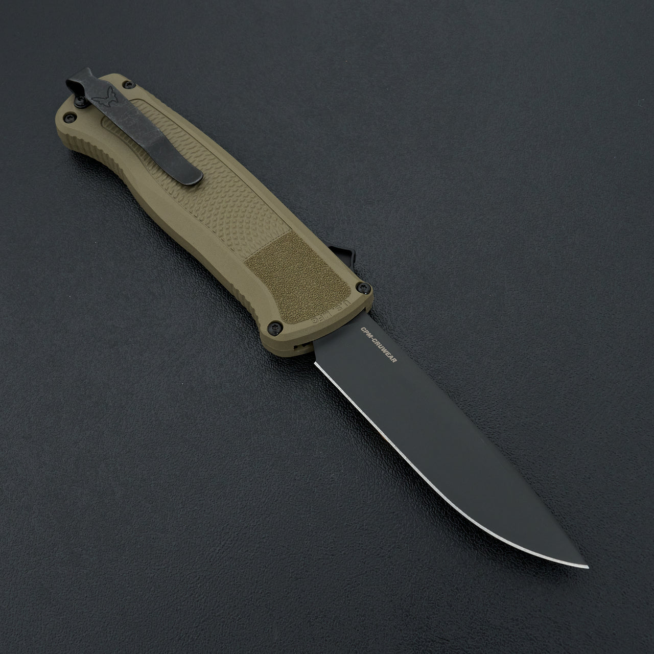 Benchmade Shootout Ranger Green Grivory Drop Point