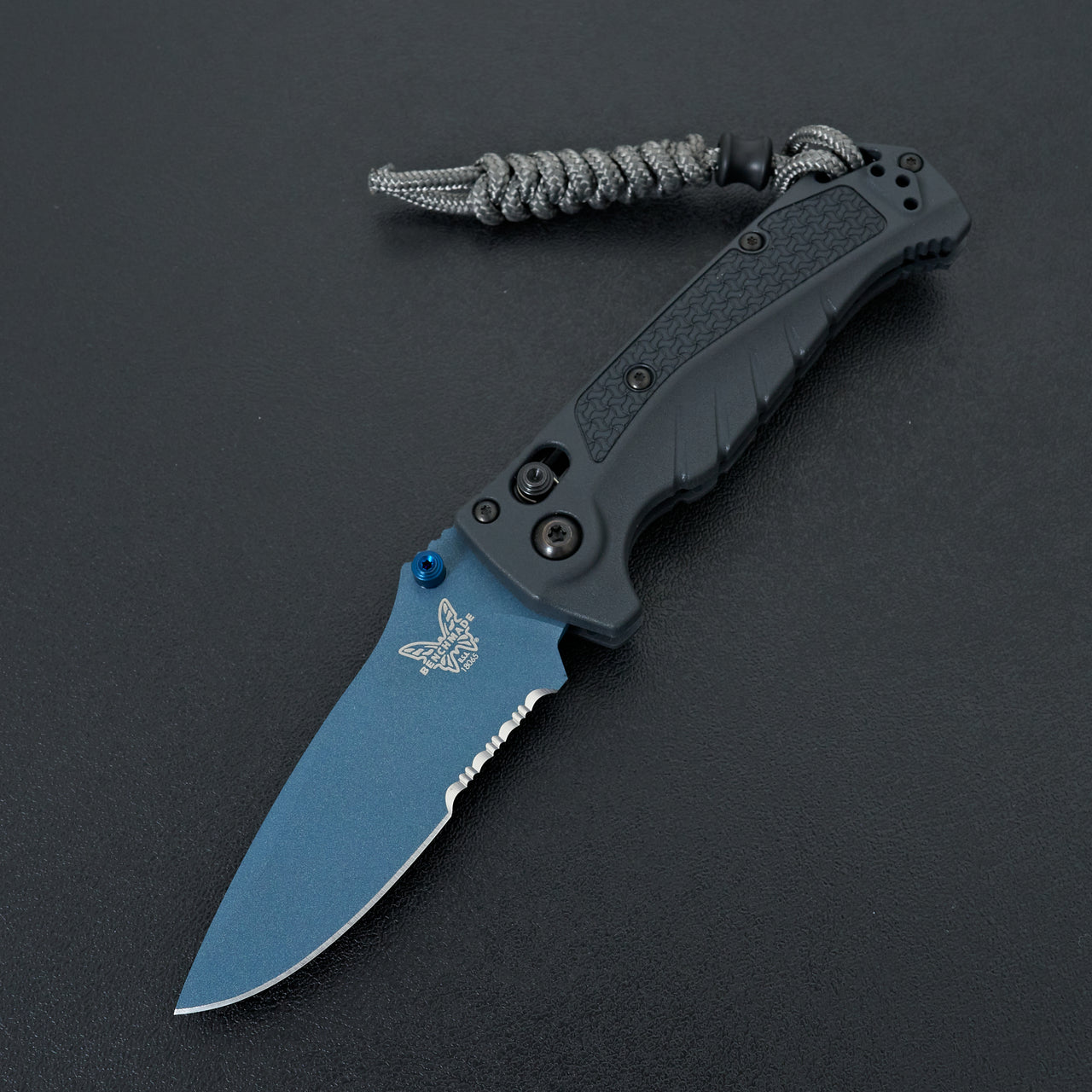 Benchmade Mini Adira Serrated Tempest Gray