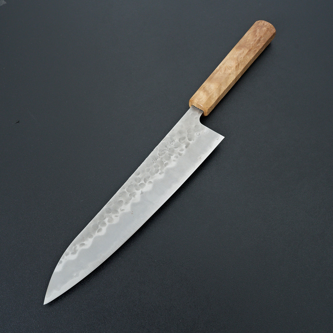 Tsunehisa White #2 Tsuchime Gyuto 210mm Myrtle Burl