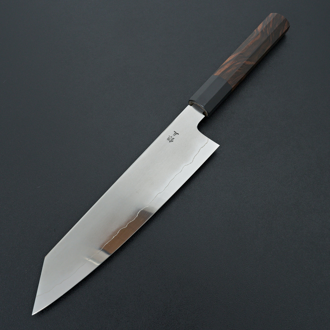 Tetsujin Silver #3 Kasumi Kiritsuke Gyuto 210mm Taihei Makassar Ebony Handle