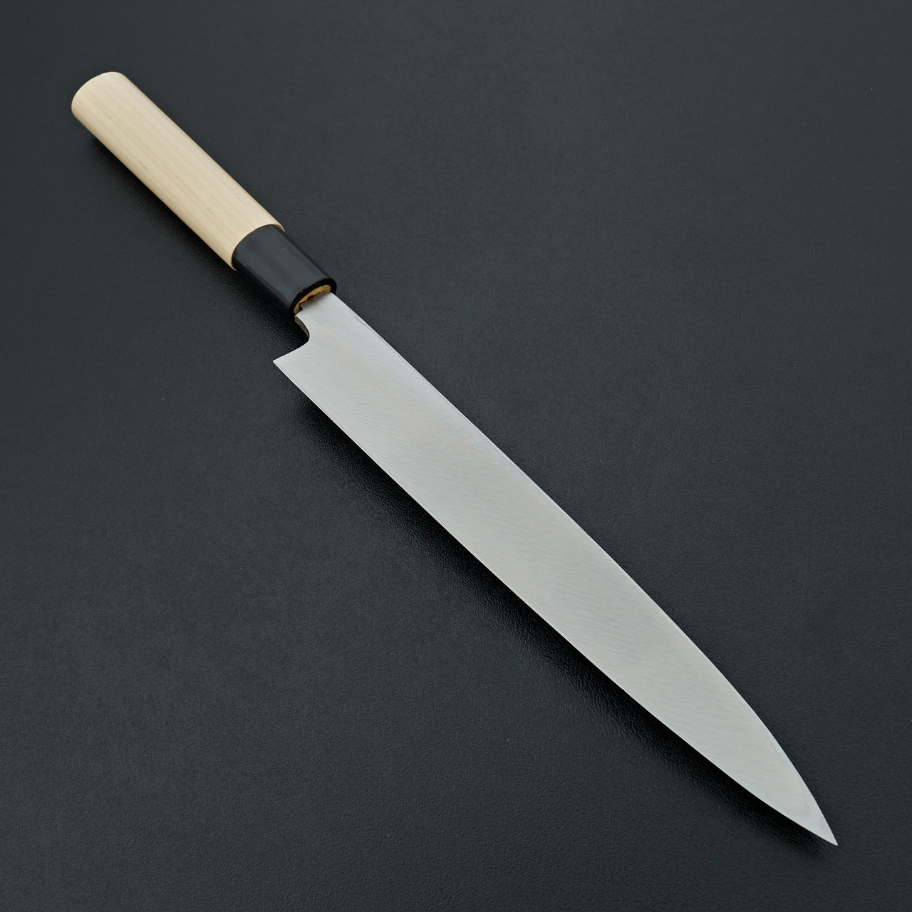 Morihei Yoshitomo Left-Handed Yanagiba 210mm Poplar Handle