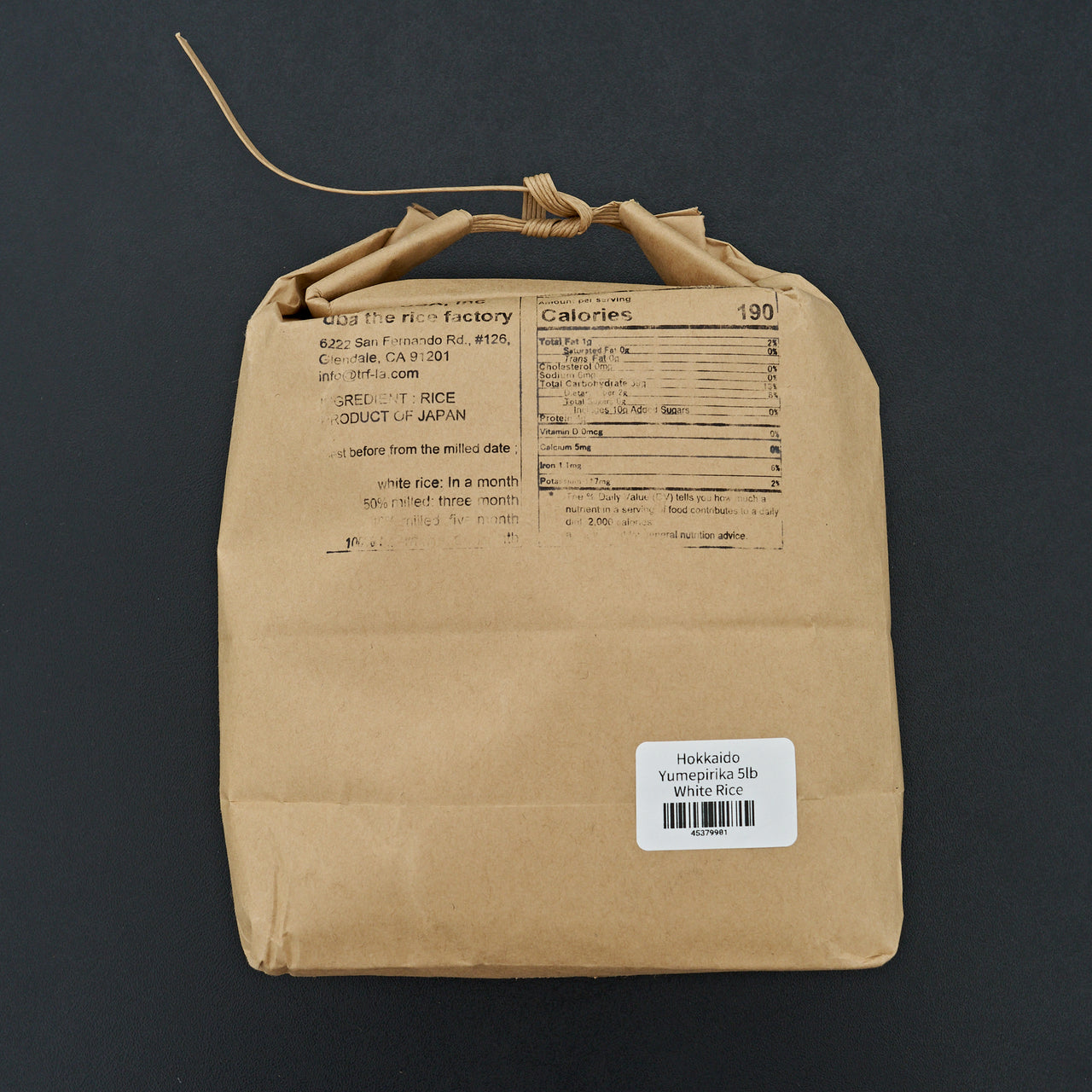 Hokkaido Yumepirika 5lb White Rice