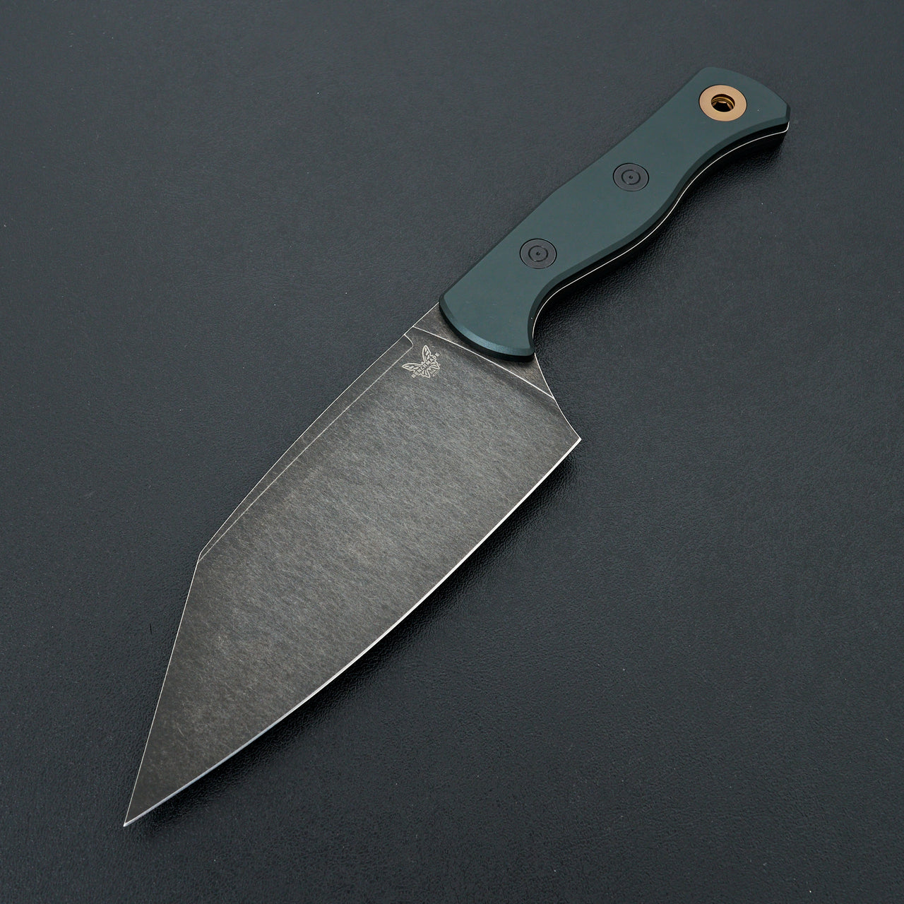 Benchmade Station Kitchen Knife Limited Edition Taiga Green Aluminum