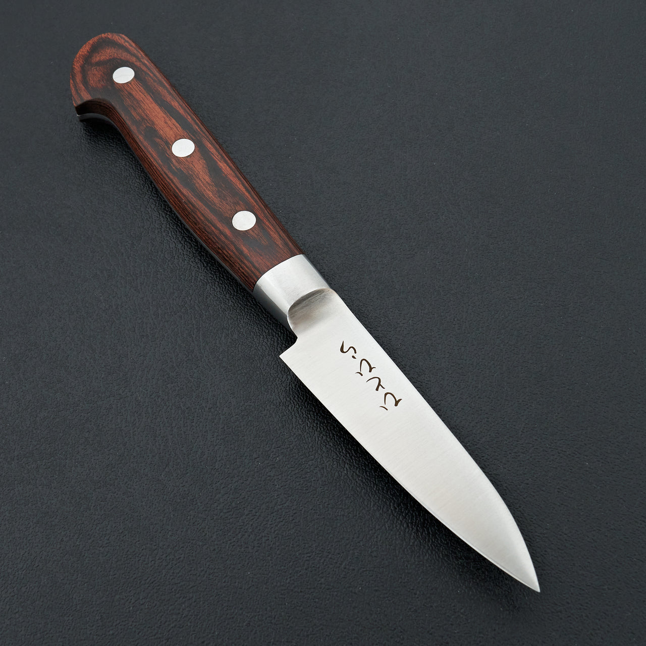 Hitohira Hiragana Paring 80mm Imitation Mahogany Handle