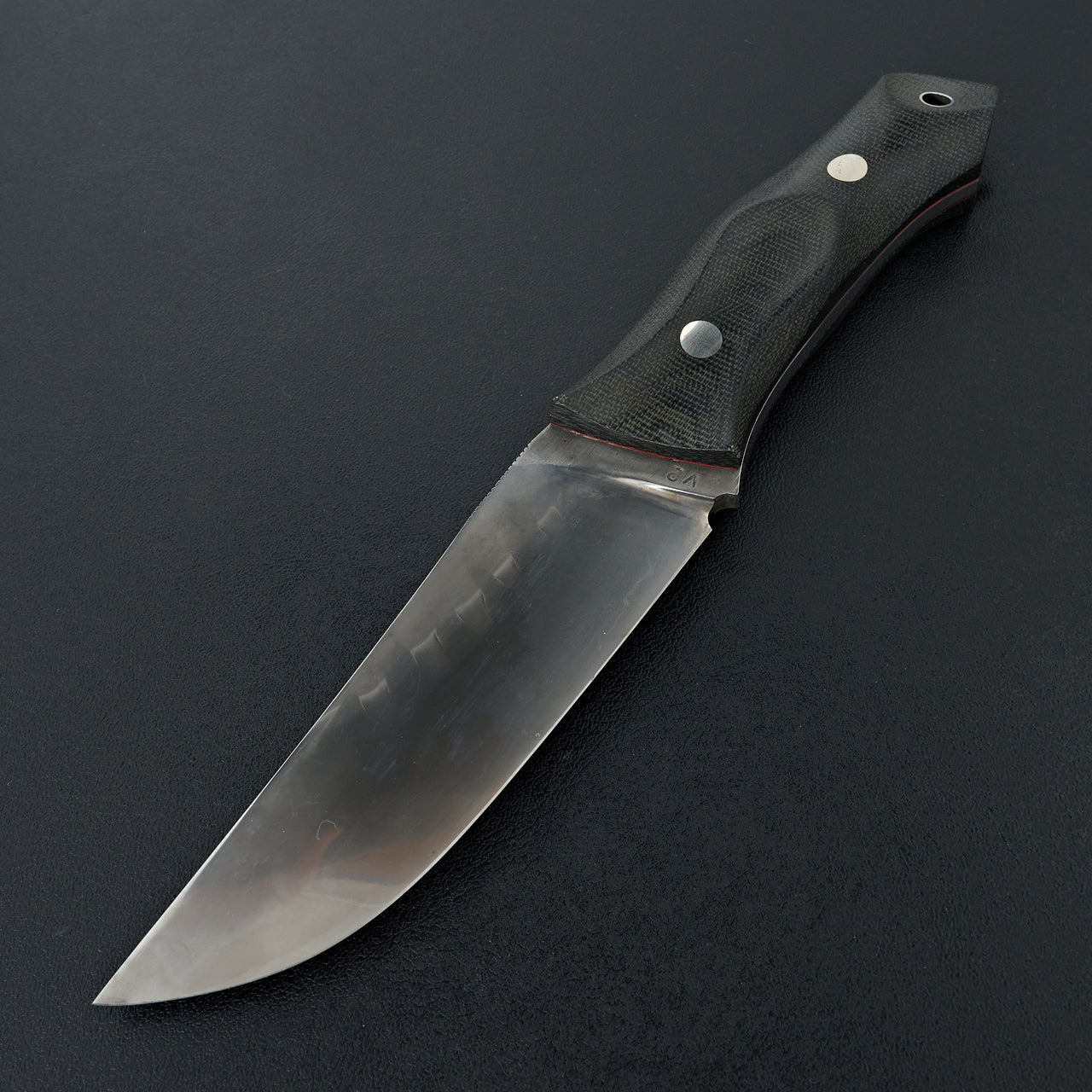 Seino V2 Honyaki Fixed Blade Canvas Micarta Handle (#001)