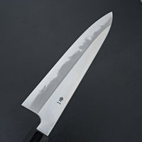 Hitohira Tanaka Kyuzo Blue #1 Migaki Gyuto 210mm Taihei Makassar Ebony Handle